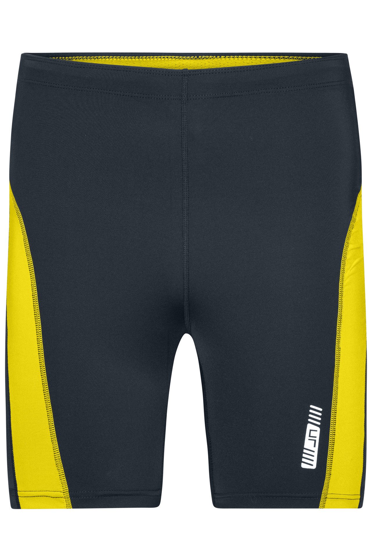 James & Nicholson Laufhose Doppelpack Kurze Lauftights Herren Laufhose Running Shorts JN478 (Doppelpack, 2er-Pack) Weiche, elastische Qualität mit Elasthan