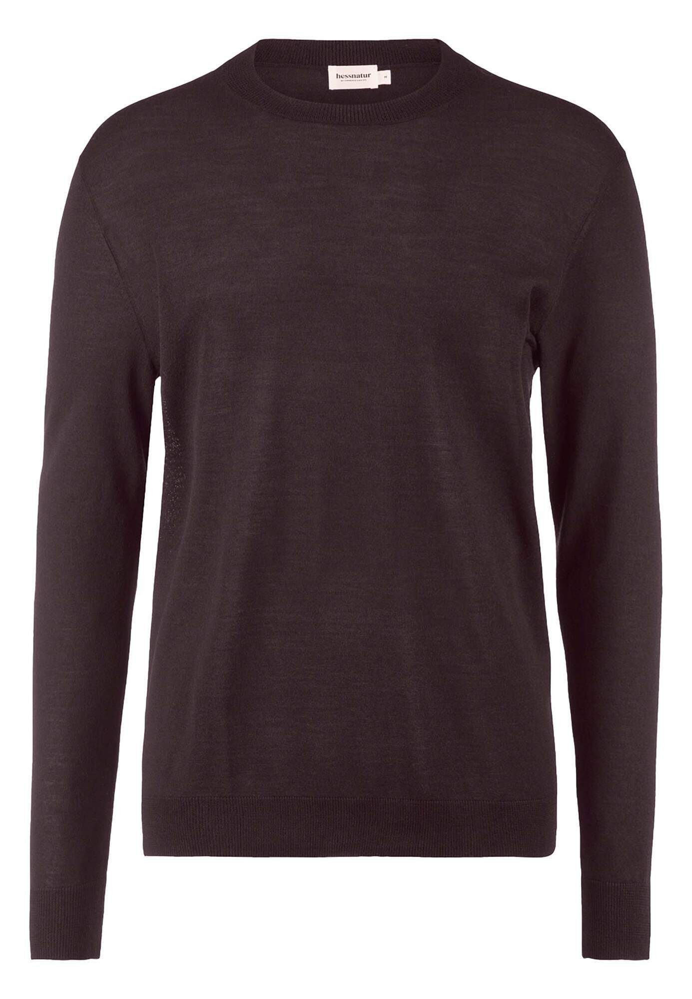 Hessnatur Strickpullover Regular aus reiner Bio-Merinowolle (1-tlg) günstig online kaufen