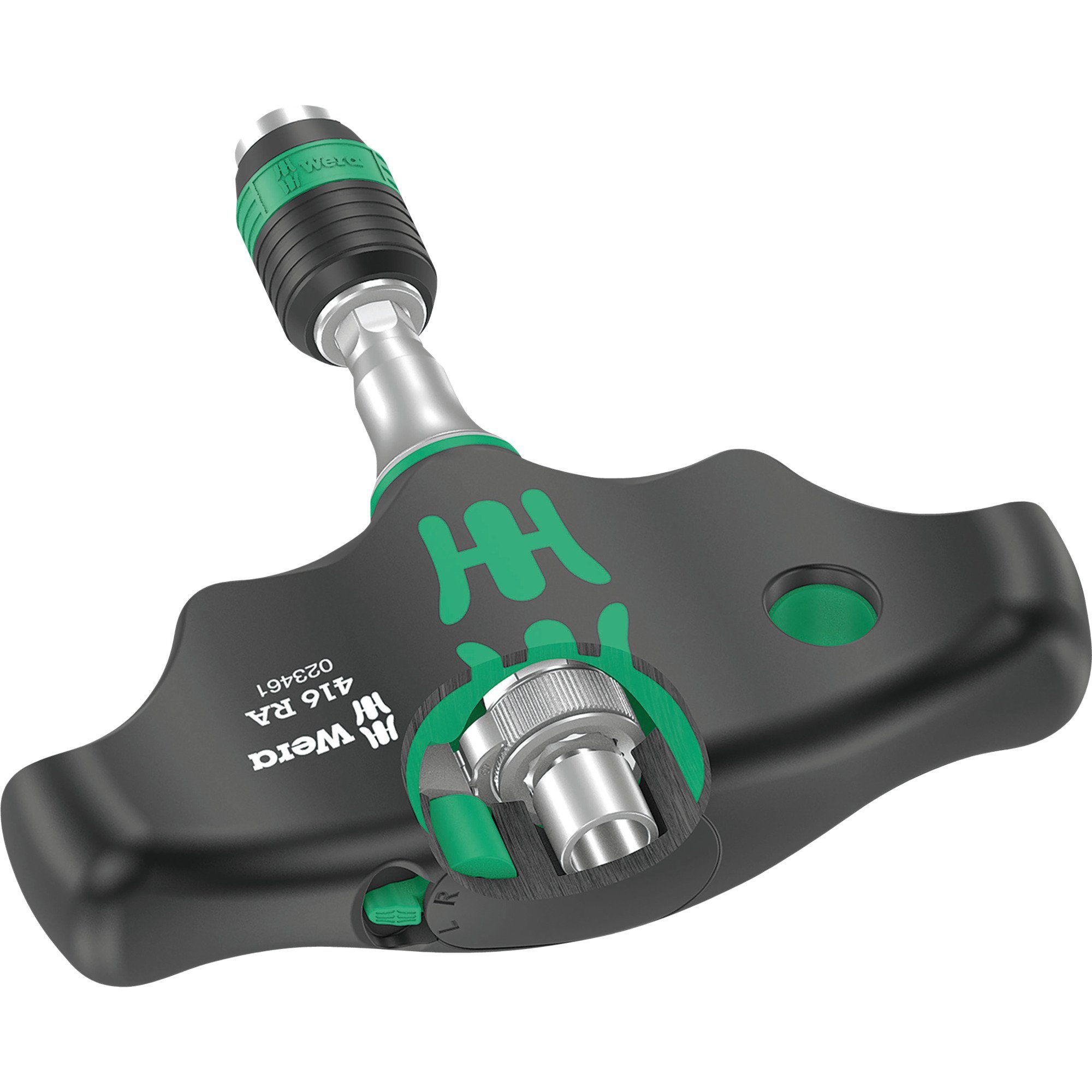Wera Werkzeugset Wera 416 RA Quergriff-Bits-Handhalter mit