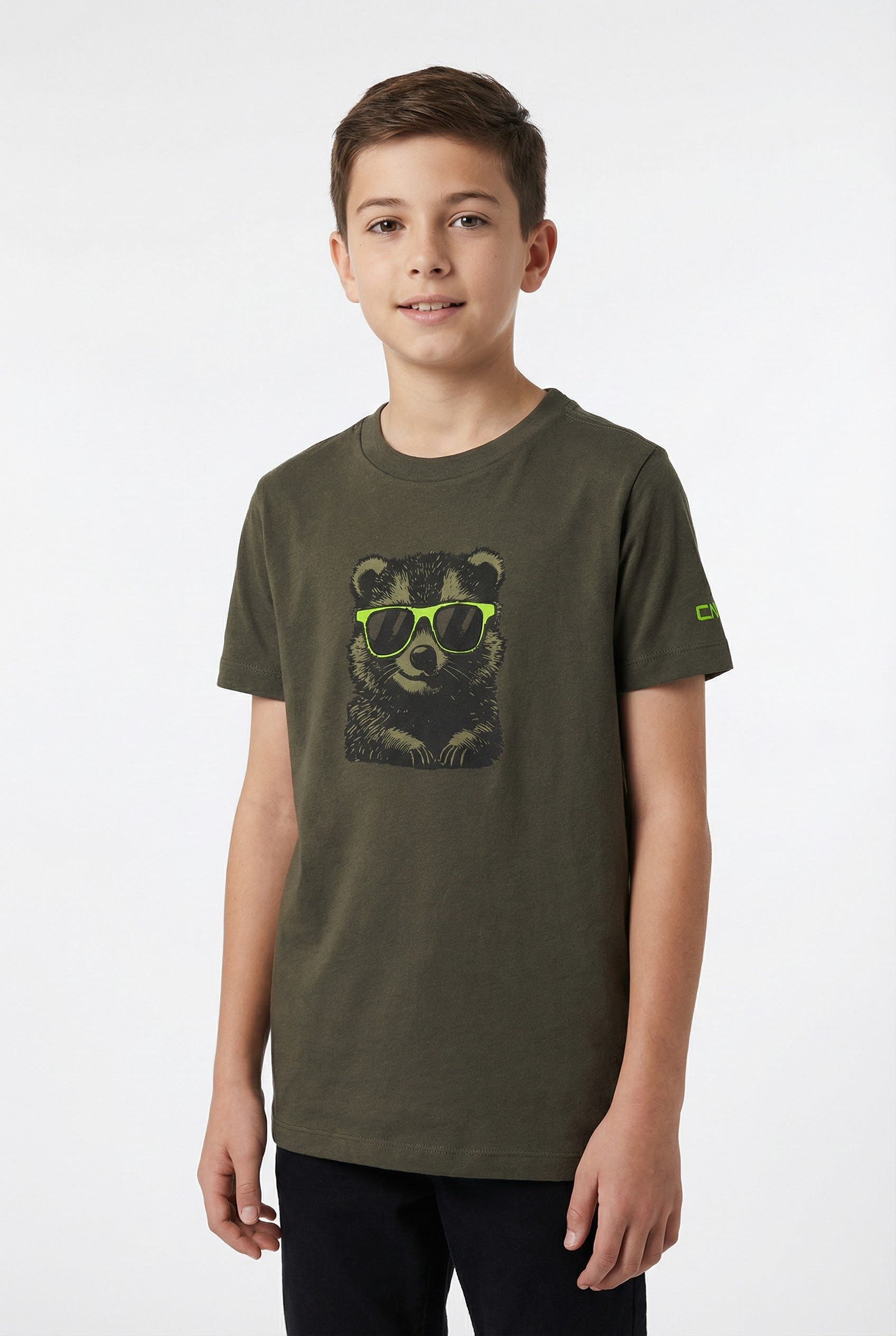 CMP T-Shirt für Kinder, Kurzarm, mit Rundhalsausschnitt, aus Baumwolle