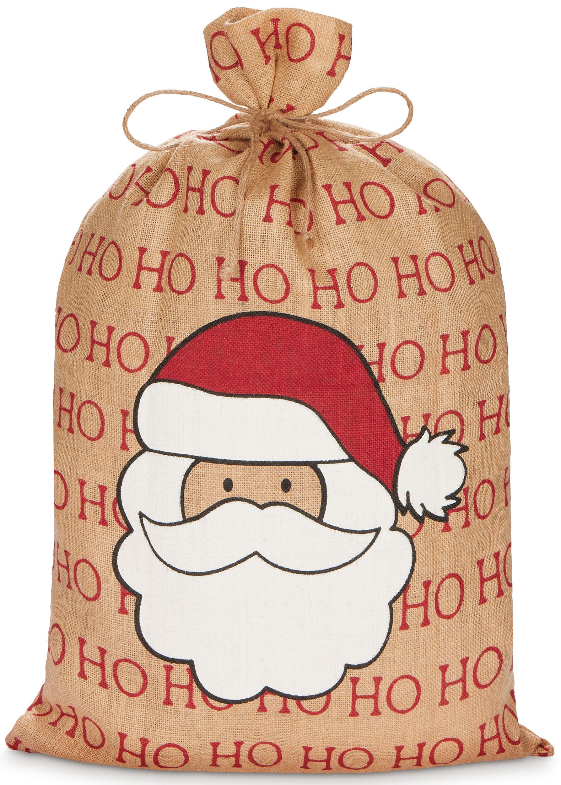 Aufbewahrungstasche Weihnachtssack Santa - 80 cm Geschenksack für Weihnachten