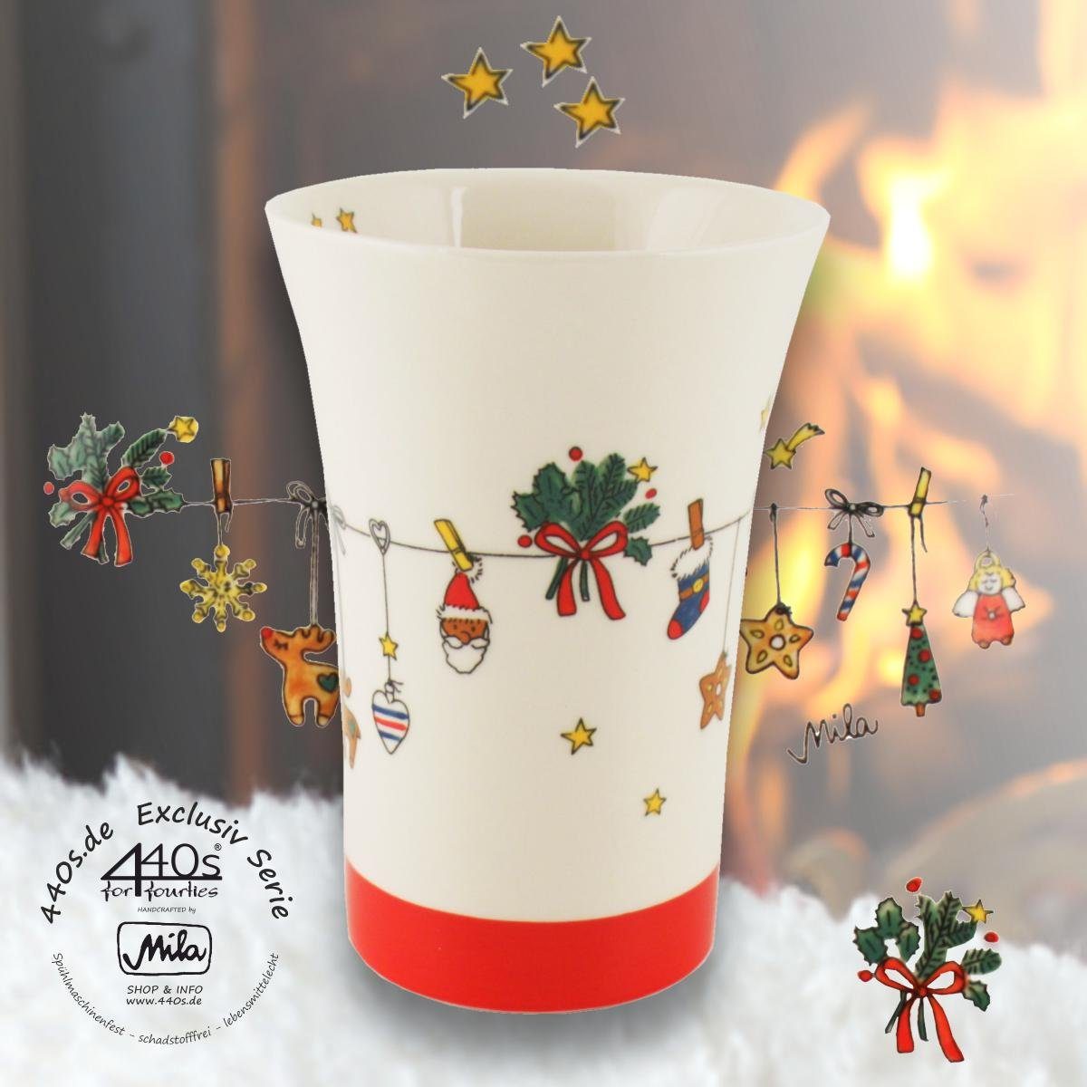 440s Becher 440s-Exklusiv Mila Keramik-Becher Pot Coffee Keramik Es sehr, Weihnachtet