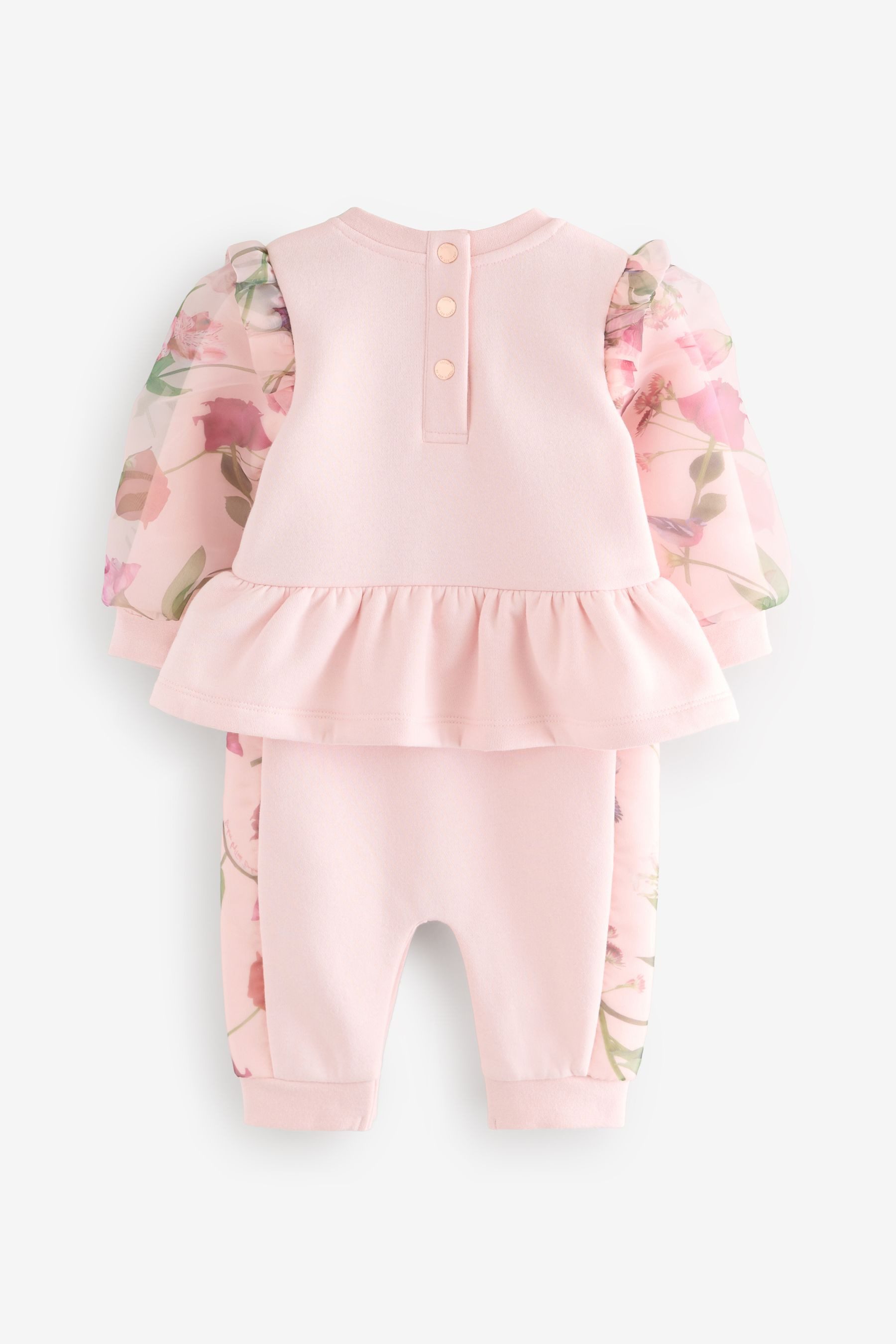 Baker by Ted Baker Strampler Baker by Ted Baker Overall mit Organzaärmel (1-tlg) – Bild 2 von 5