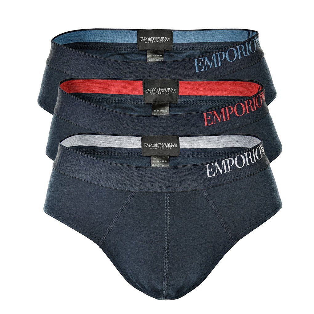 Emporio Armani Slip »Herren Slips 3er Pack Briefs, Unterwäsche Set