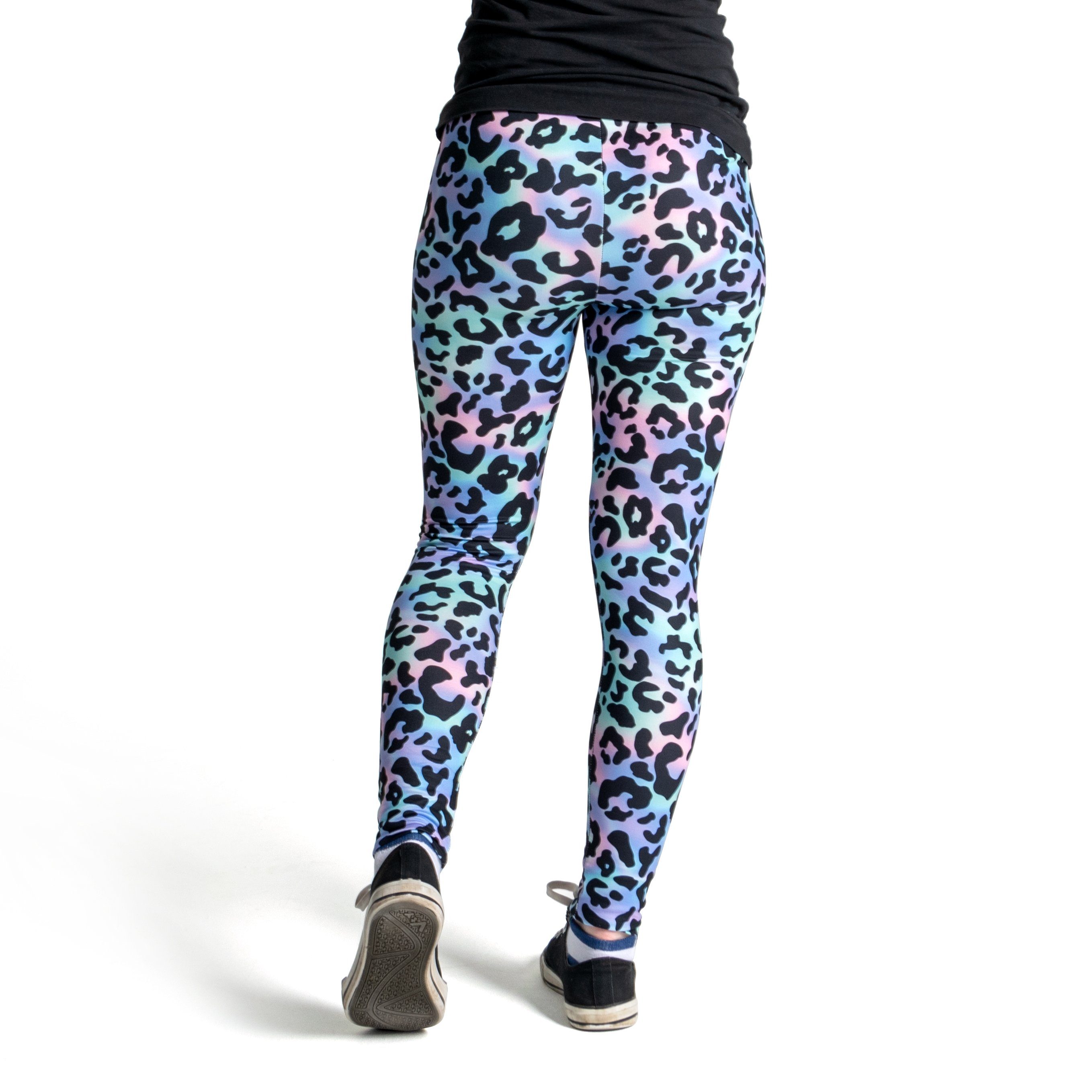 cosey Leggings Leo Line – 3er-Set Leggings im angesagten Leoparden-Design (Leo Leggings-Set, 3er-Set) D05 / D07 / D08