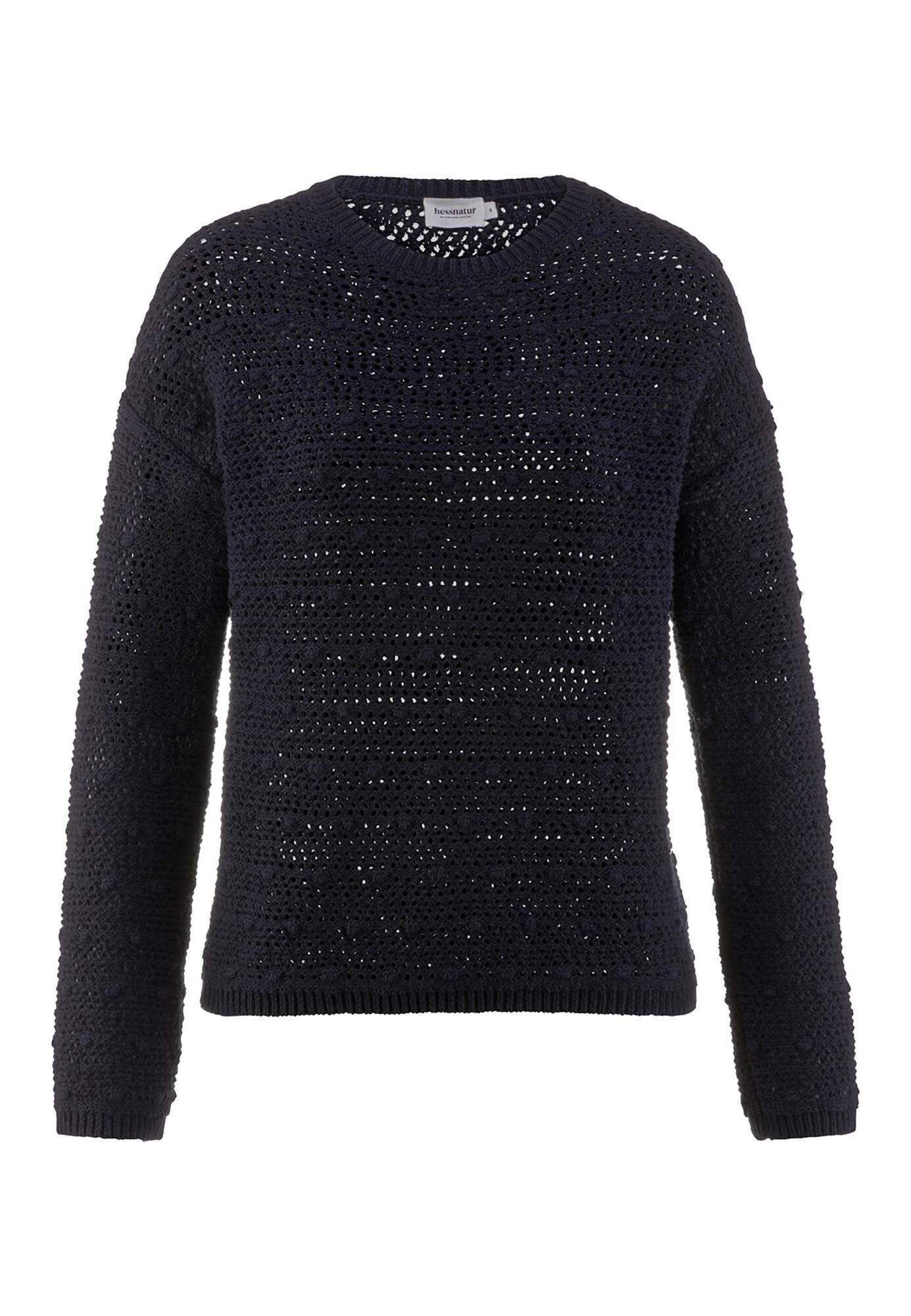 Hessnatur Strickpullover Relaxed aus reiner Bio-Baumwolle günstig online kaufen