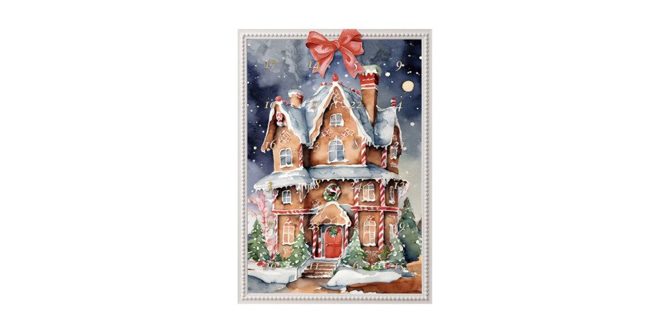 Alpha Adventskalender Der Lebkuchen-Zettel-Adventskalender Weihnachten liegt in d