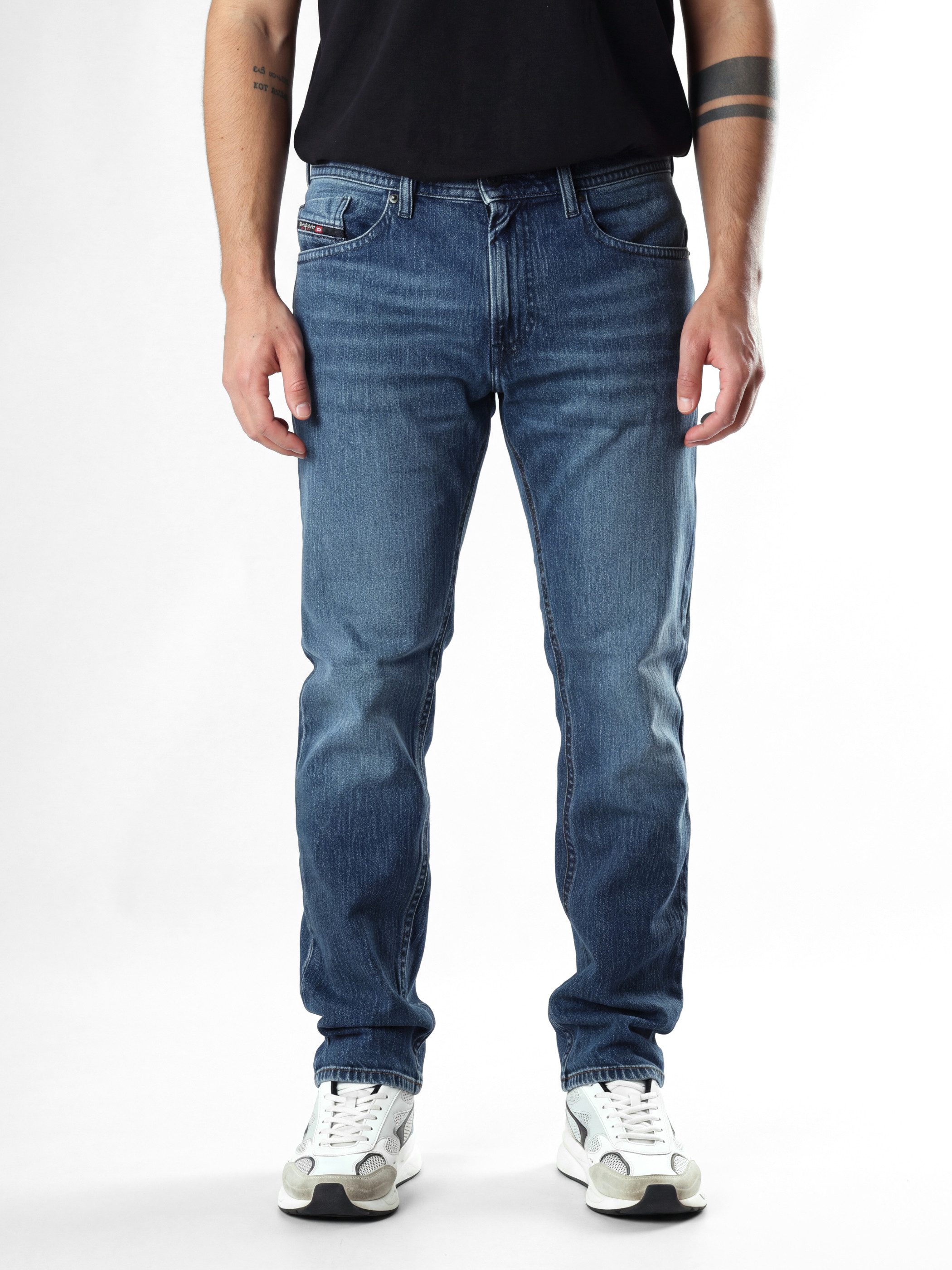Diesel Slim-fit-Jeans THOMMER-R R07XR - Länge:32 Niedrige Leibhöhe, geringer Stretch