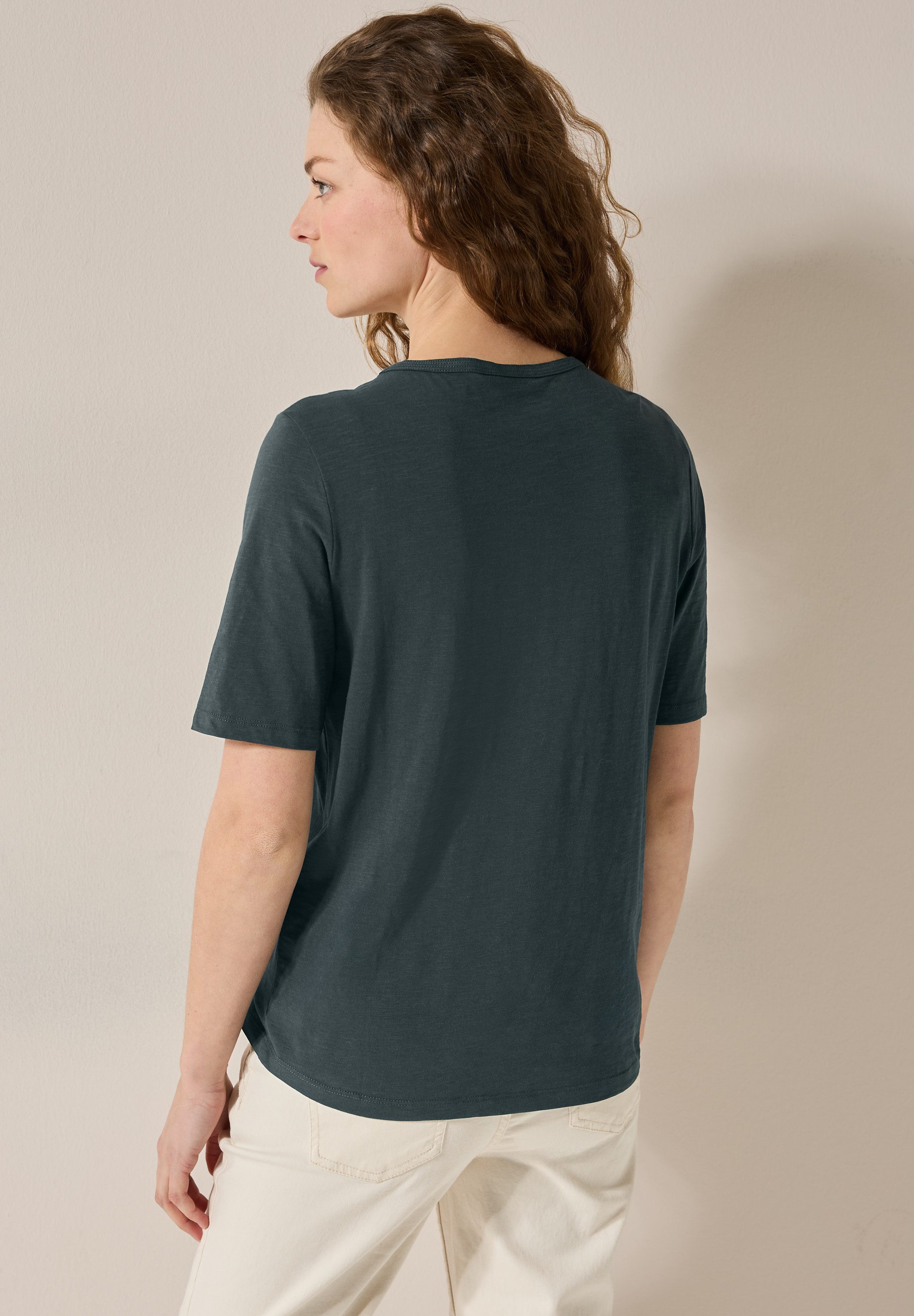 Cecil T-Shirt, aus reiner Baumwolle günstig online kaufen