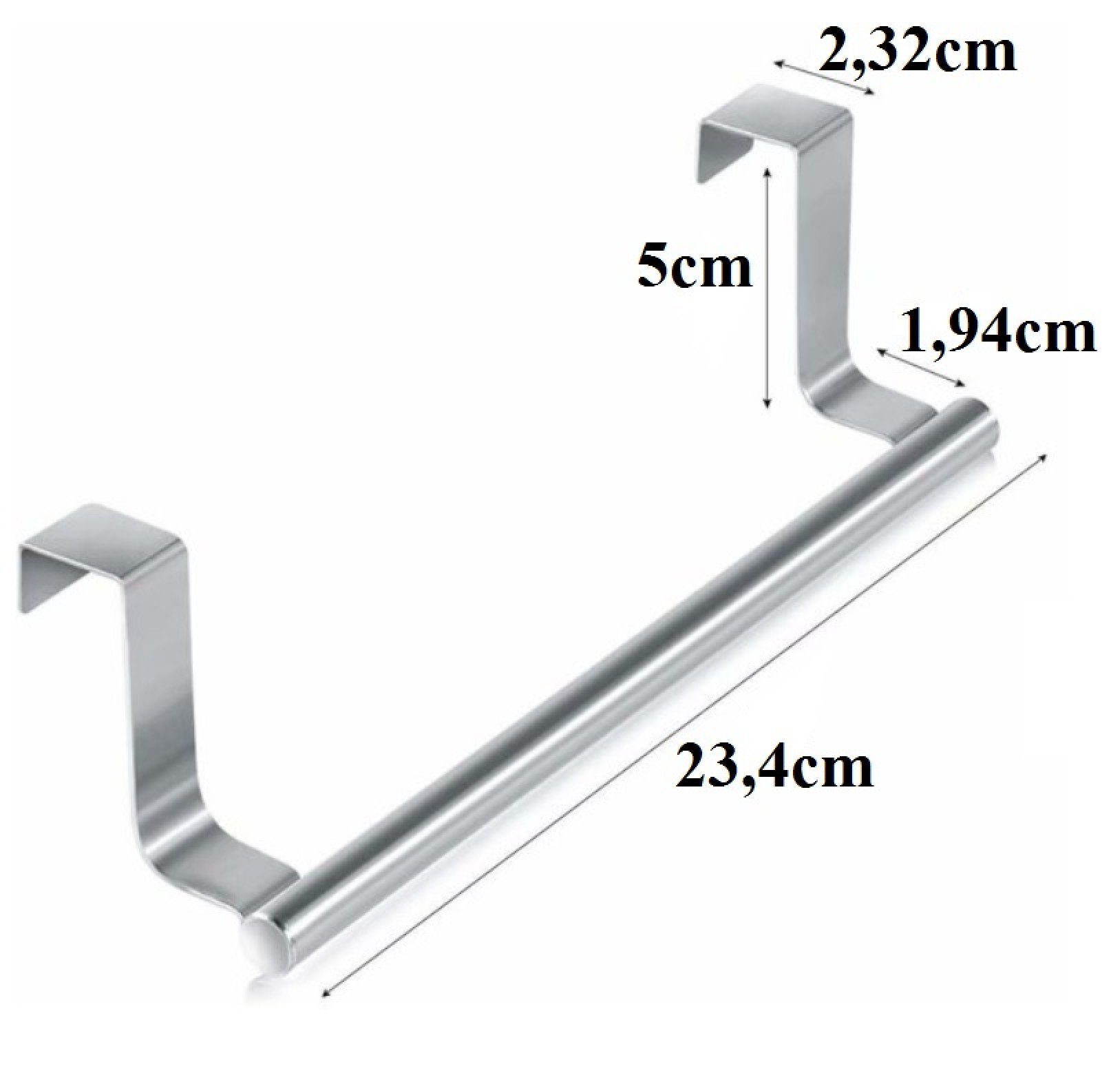 BAYLI Türgarderobe Geschirrtuchhalter zum Einhängen aus Edelstahl, Küchenha günstig online kaufen