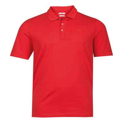 Brax Poloshirt »Übergrößen Pima Cotton Hi-Flex Poloshirt rot von Brax«