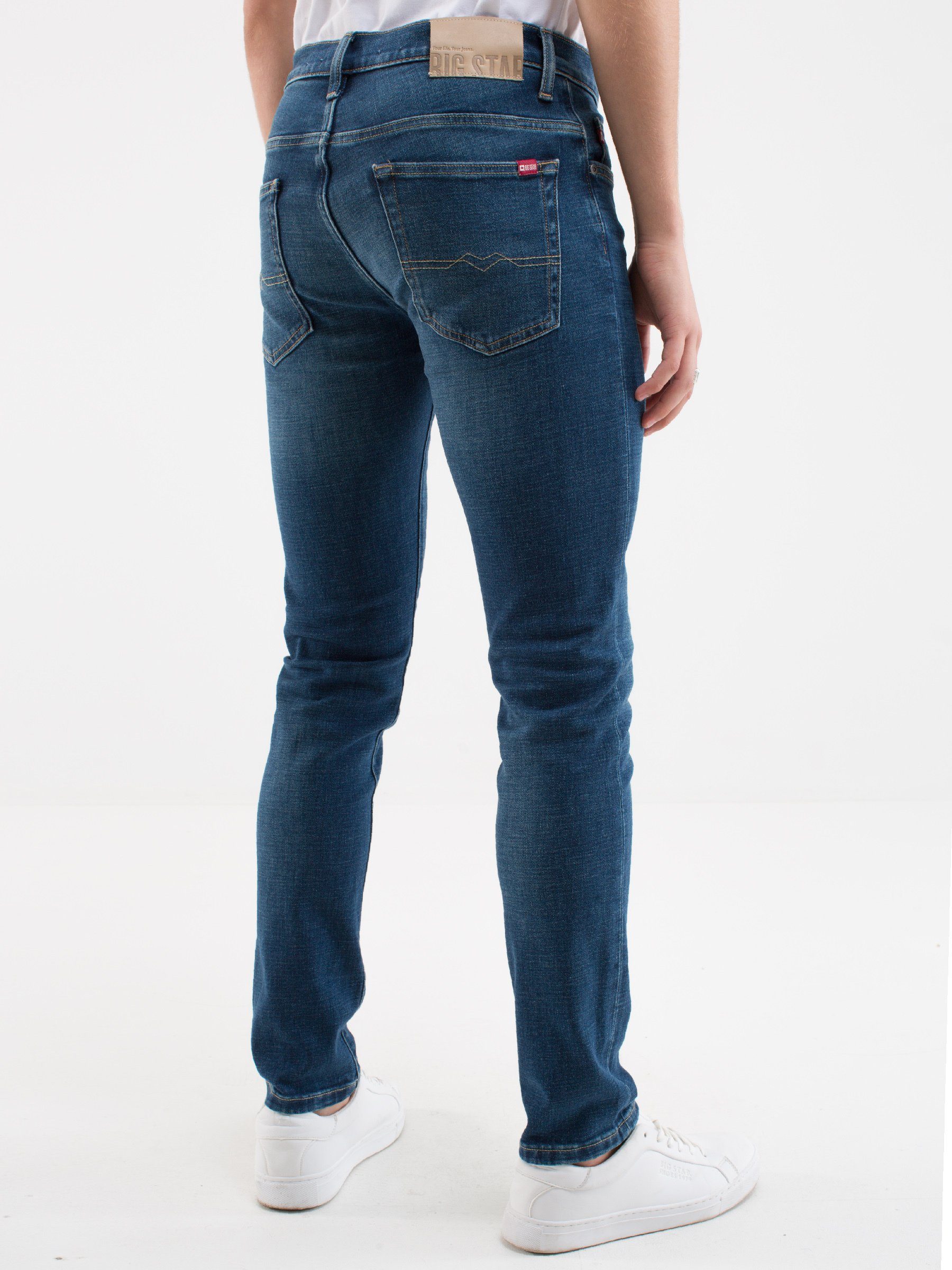 BIG STAR Skinny-fit-Jeans JEFFRAY (1-tlg) royalblau