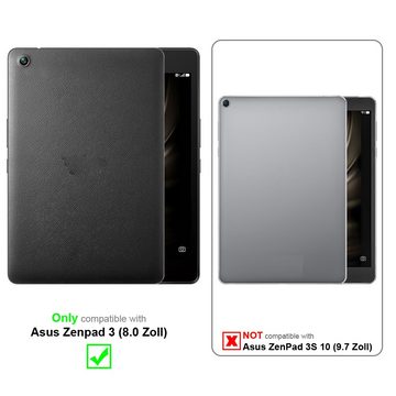 Cadorabo Tablet-Hülle Asus Zenpad 3 (8.0 Zoll) Asus Zenpad 3 (8.0 Zoll), Klappbare Tablet Schutzhülle - Hülle - Standfunktion - 360 Grad Case