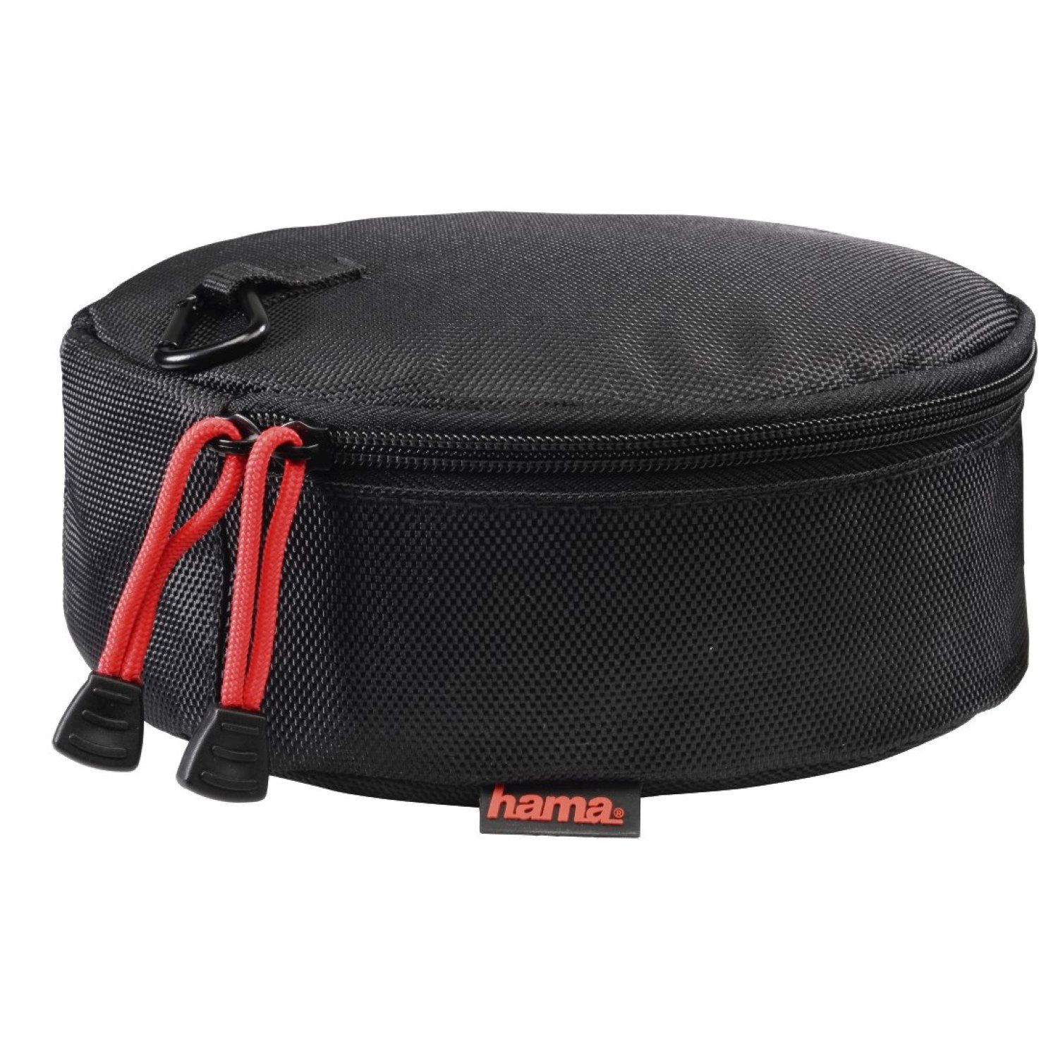 Hama Kopfhörer-Schutzhülle Kopfhörer Tasche Case On-Ear Over-Ear Headset, Schutz-Hülle Etui Schutztasche Aufbewahrung Bag Karabiner Netzfach – Bild 4 von 5