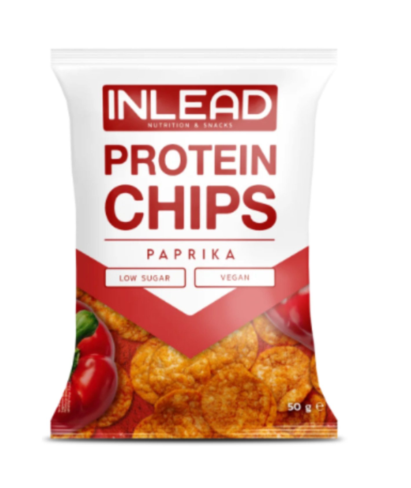Inlead Nutrition GmbH & Co. KG Protein Chips Box (6x50g), Inlead Nutrition Chips, 1 er 6 Packungen à 5 St., Erhöhter Proteingehalt