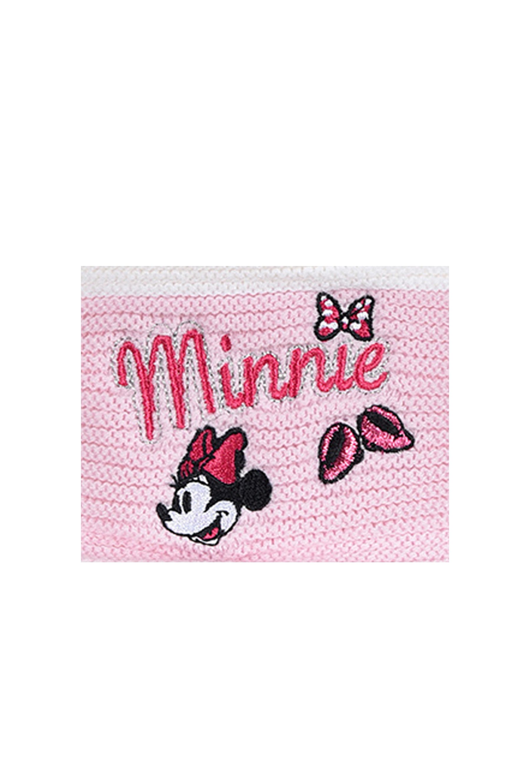 Disney Minnie Mouse Loop Kinder Mädchen Winter-Schal Strick-Schlauch-Schal Mini Maus