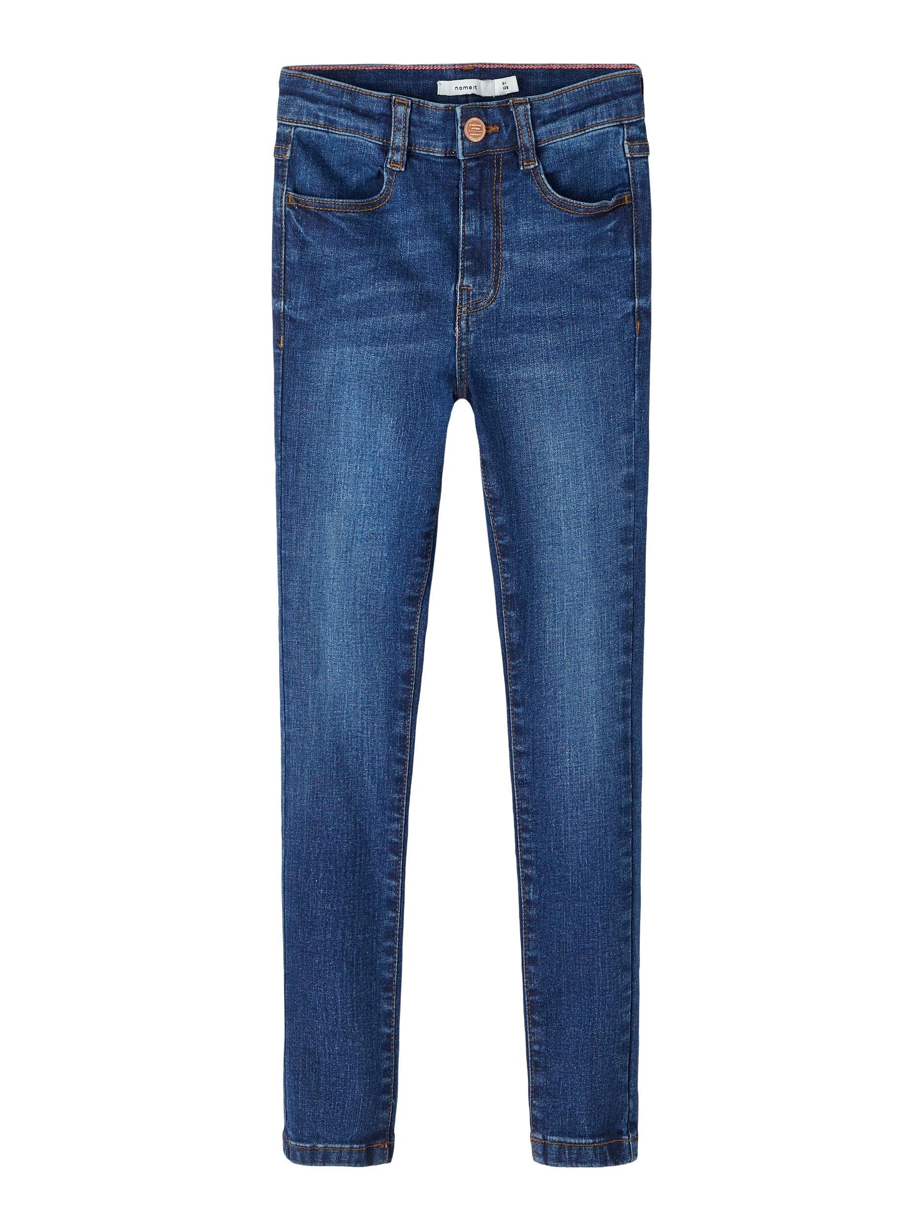 Name It Skinny-fit-Jeans JEANS Stretch NOOS Dark Denim HW SKINNY 1180-ST mit Blue NKFPOLLY