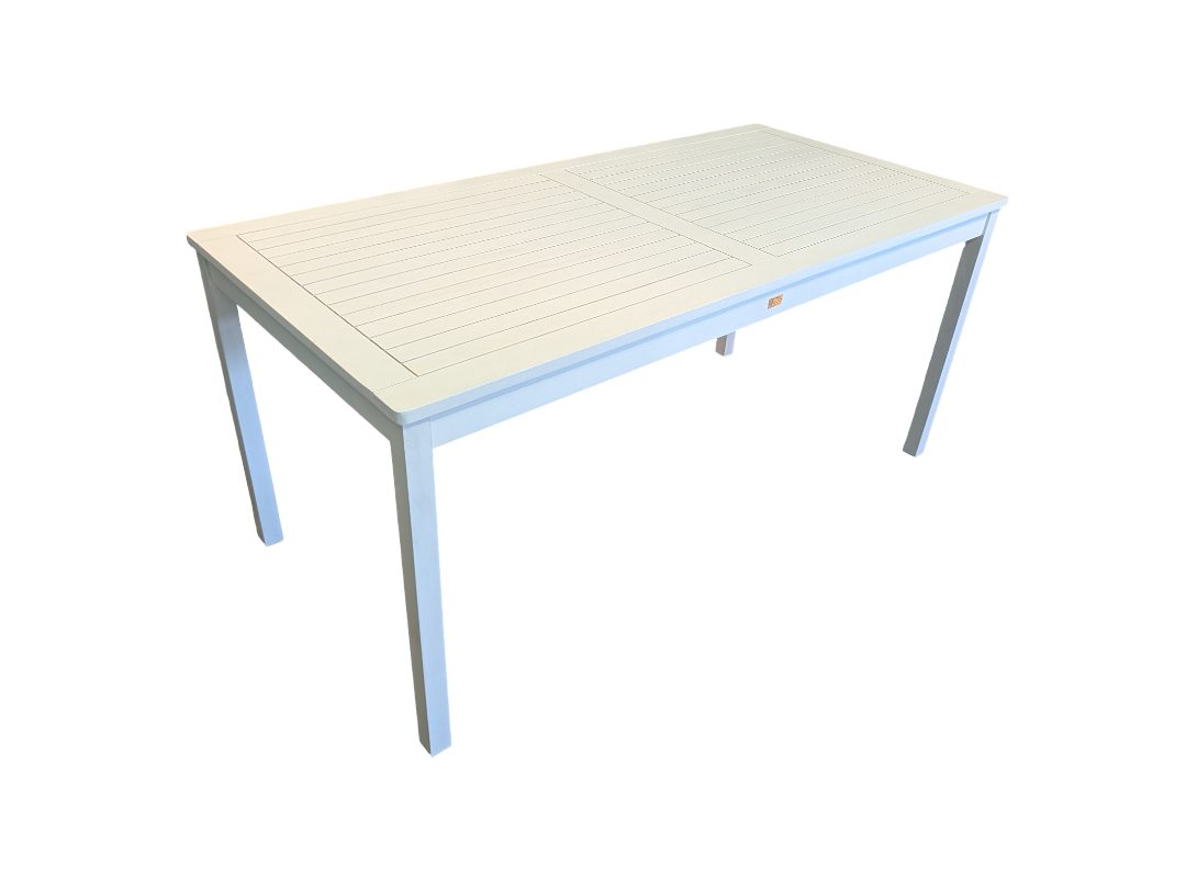 Sedex Gartentisch Gartentisch Allborg 165x80cm weiß gewischt