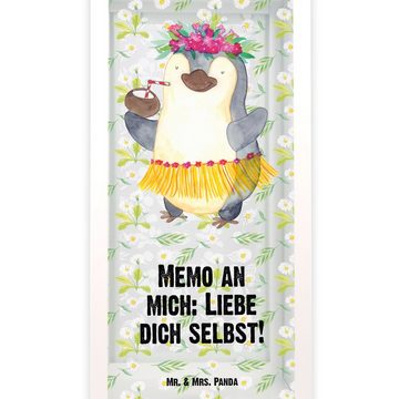 Mr. & Mrs. Panda Gartenleuchte XL Pinguin Kokosnuss - Transparent - Geschenk, Urlaub, Laterne klein, Vielseitig einsetzbar
