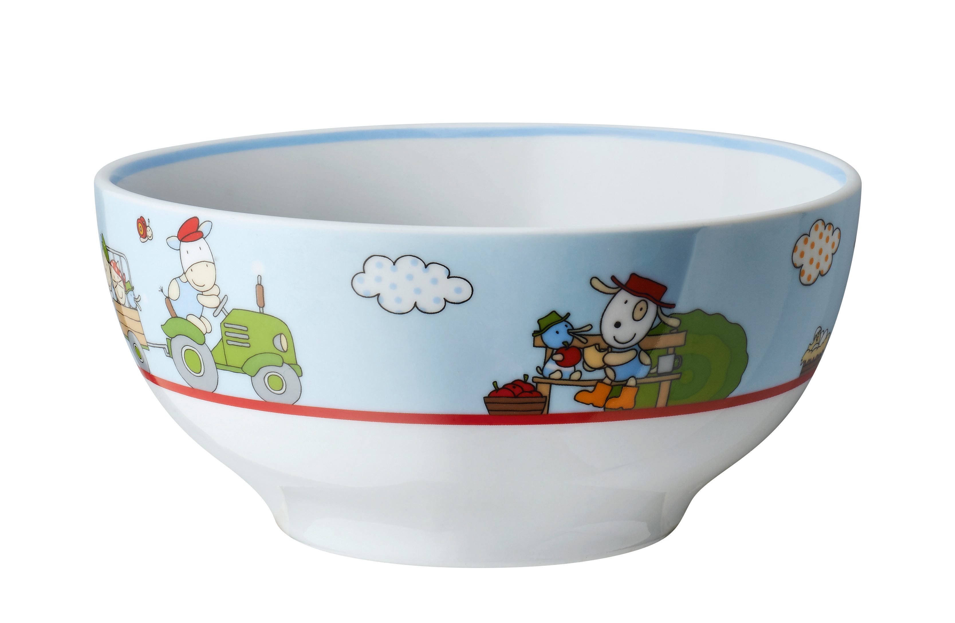 PURESIGNS Kindergeschirr-Set FERME (3-tlg), 1 Personen, Porzellan, Plastikfreier Essgenuss für die Kleinen – Bild 3 von 4