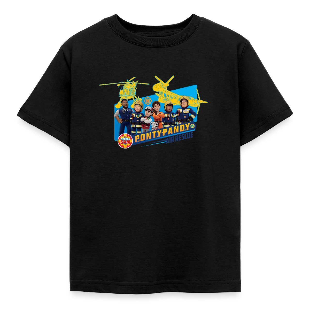 T-Shirt Feuerwehrmann Sam™ Pontypandy Air Rescue Kinder T-Shirt