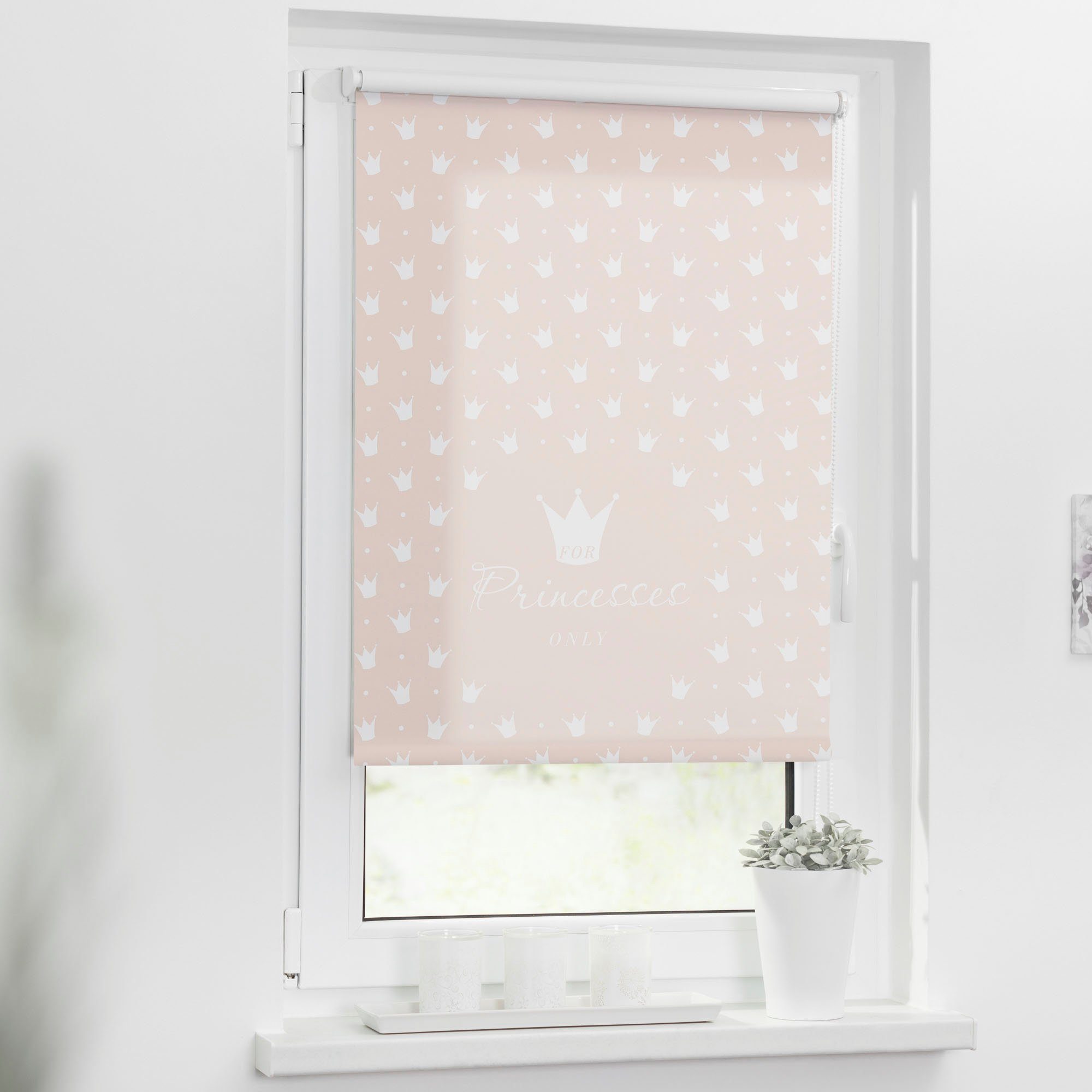 Seitenzugrollo Klemmfix Motiv Prinzessin Lilly, LICHTBLICK günstig online kaufen