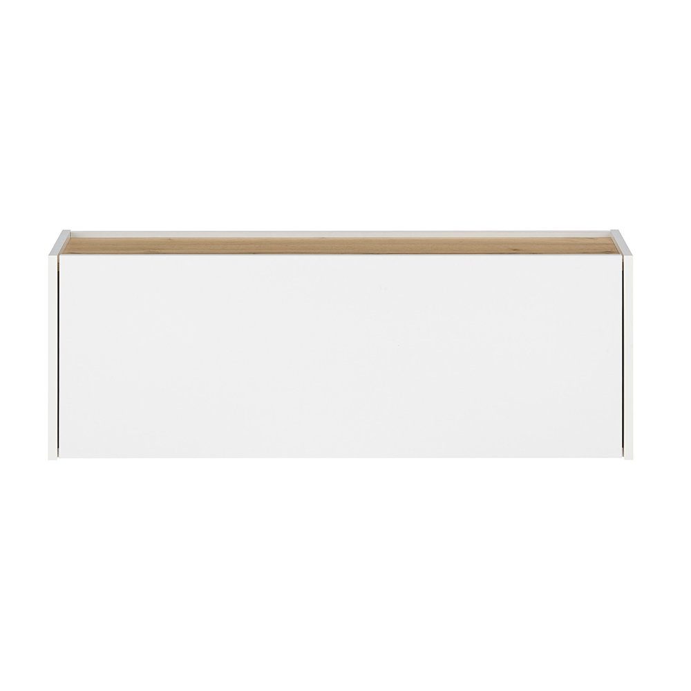 Lomadox Hängeschrank CRISP-61 in anthrazit mit Wotan Eiche, ca. 100/35/30 cm
