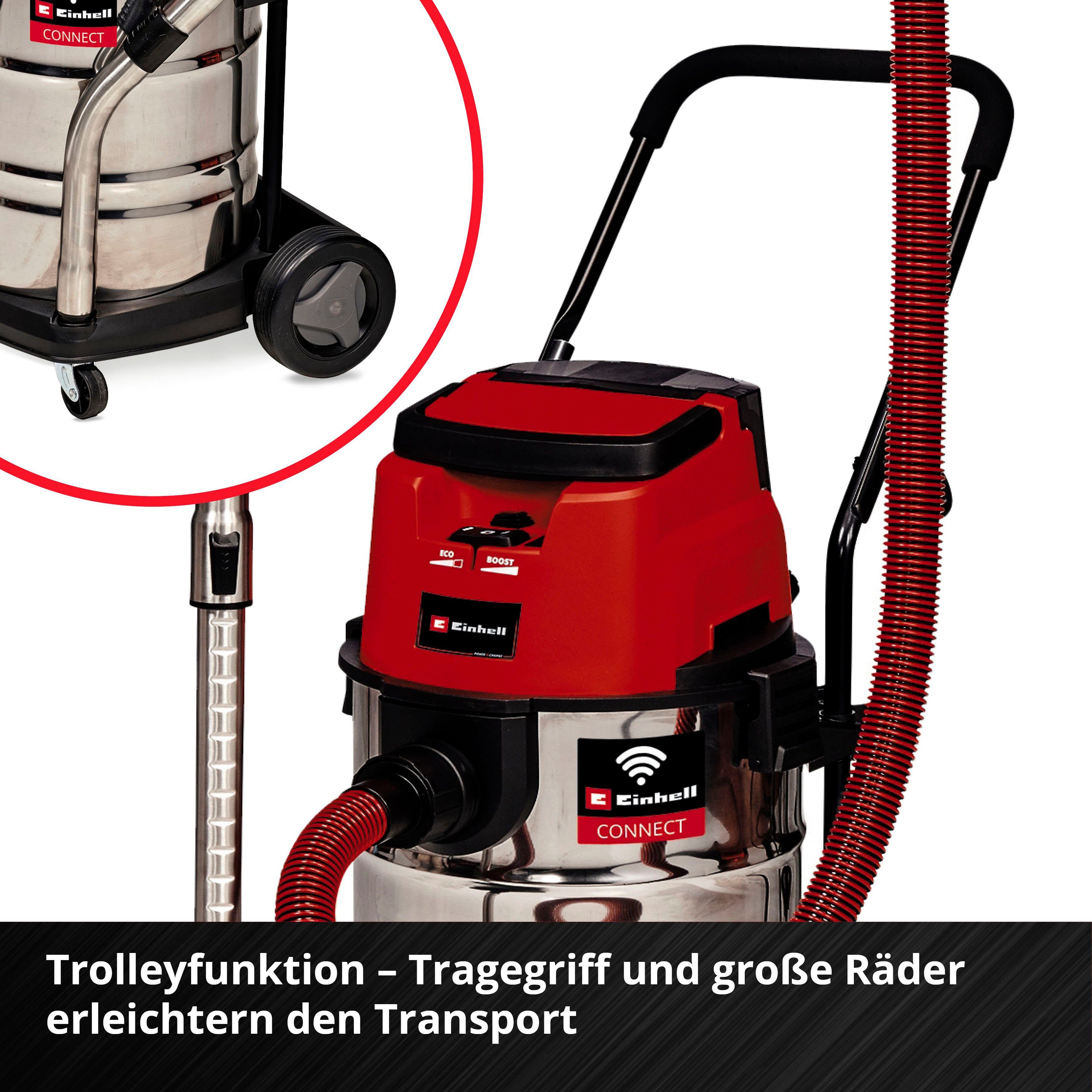 Einhell Nass-Trocken-Akkusauger TP-VC Beutel, S ohne Auto-Solo, 36/30 mit Akku