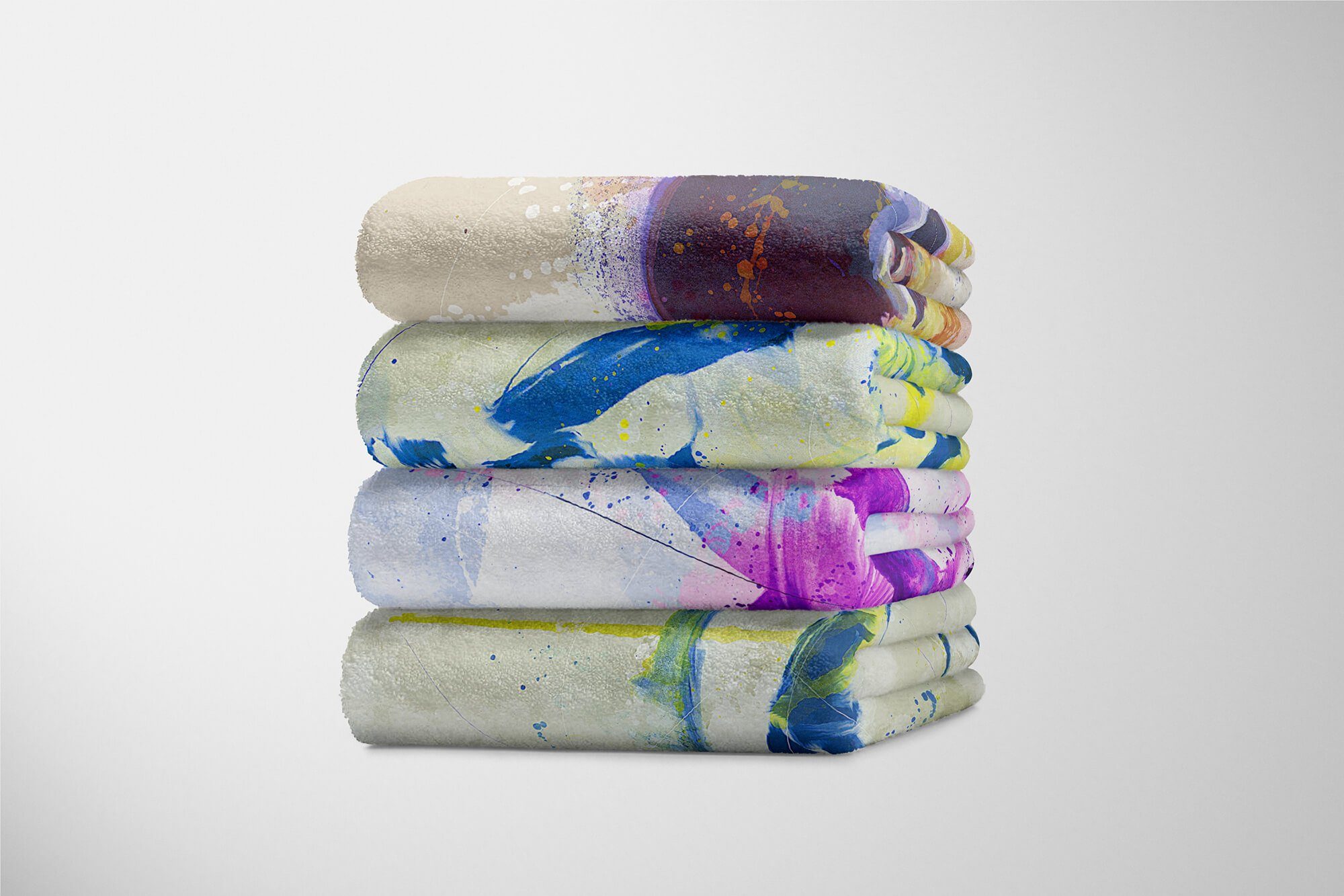 Sinus Art Handtücher SplashArt Sport Handtuch Strandhandtuch Saunatuch Kuscheldecke Kunstvoll Ballett VIII Spo, Baumwolle-Polyester-Mix (1-St), Handtuch