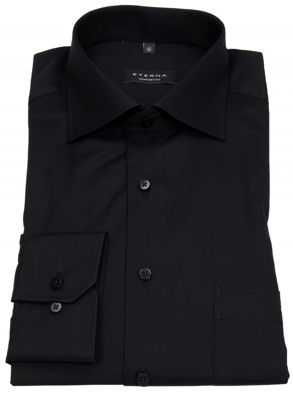 Eterna Businesshemd Comfort Fit bügelfrei Kentkragen günstig online kaufen