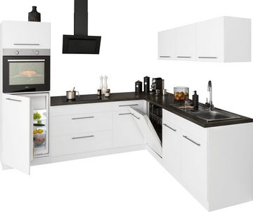 wiho Küchen Winkelküche »Unna«, mit E-Geräten, Stellbreite 260 x 220 cm