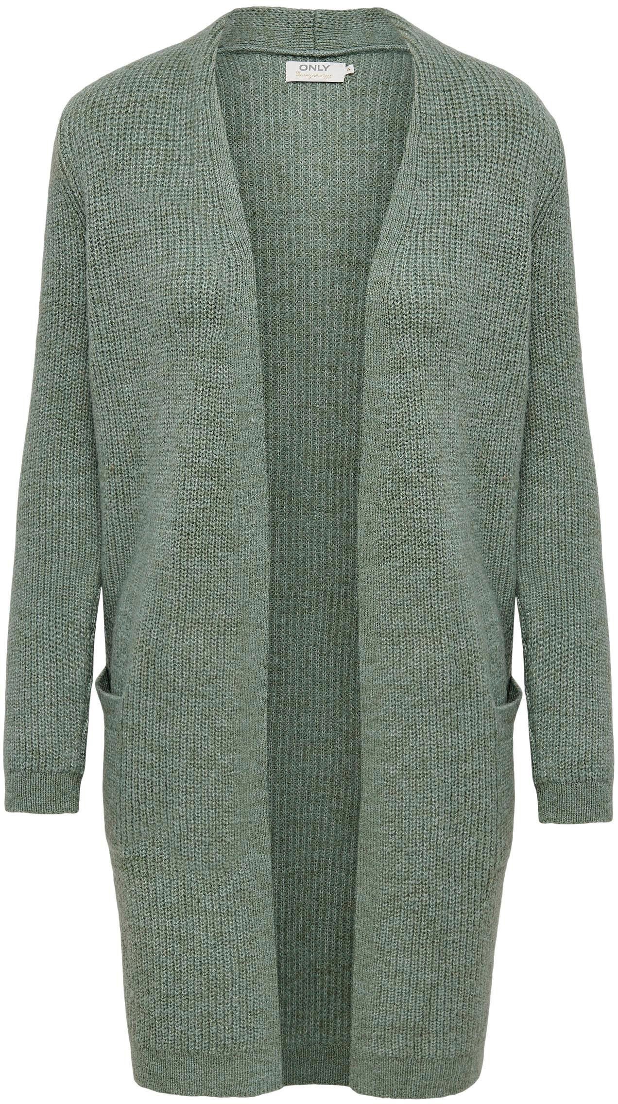 ONLJADE granite green col. Longstrickjacke ONLY melang