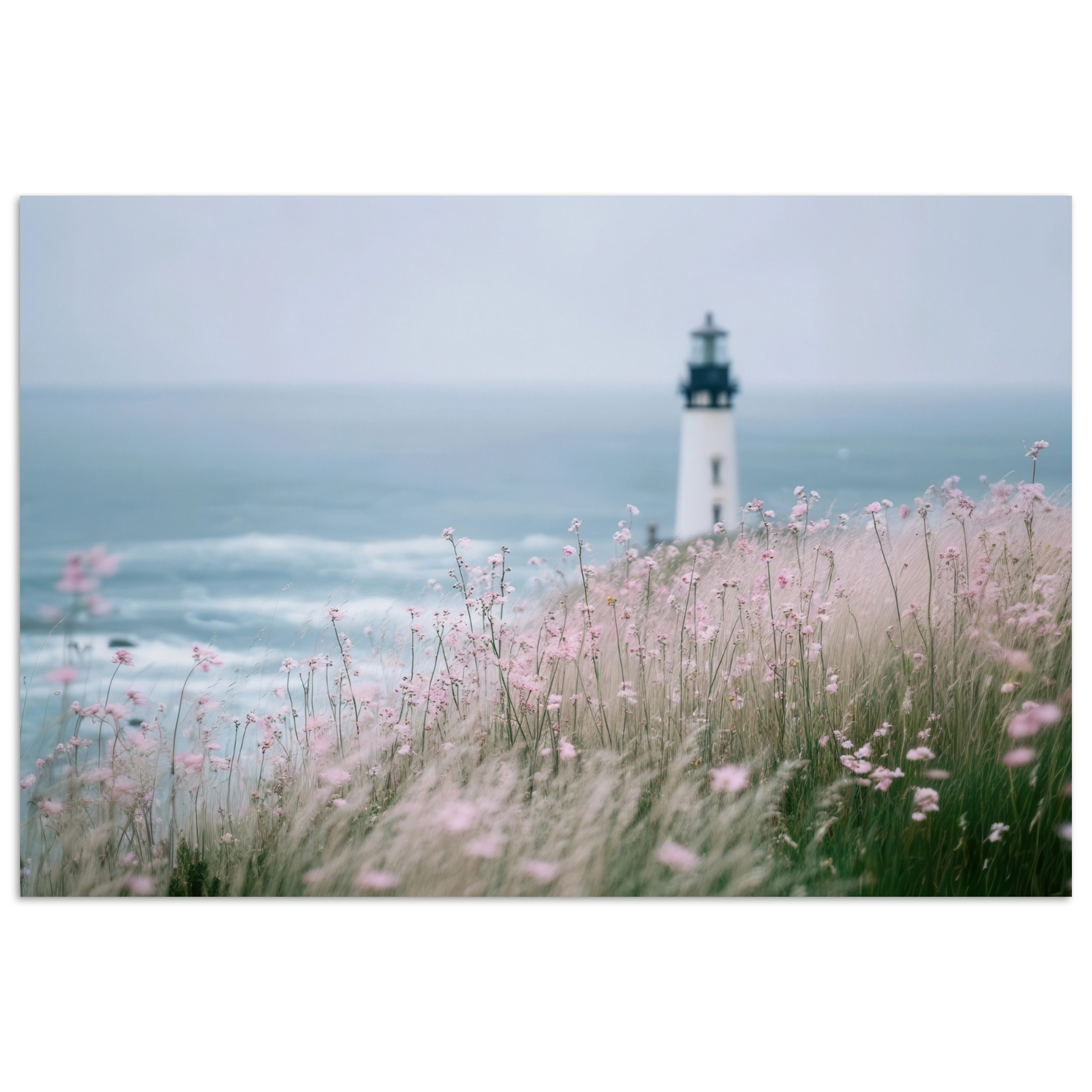 Leuchtturm – Meer – Blumen