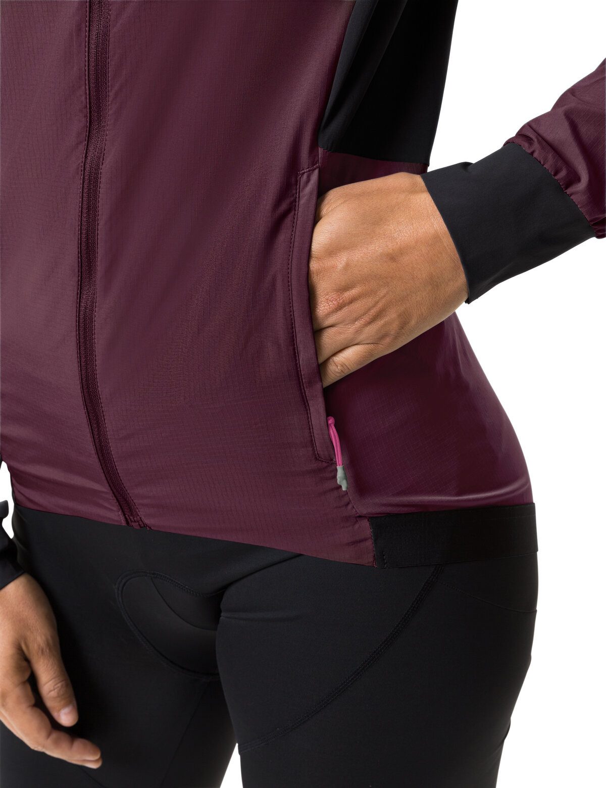 VAUDE Fahrradjacke besonders geringes Gewicht, kleines Packmaß, winddicht, atmungsaktiv – Bild 3 von 5