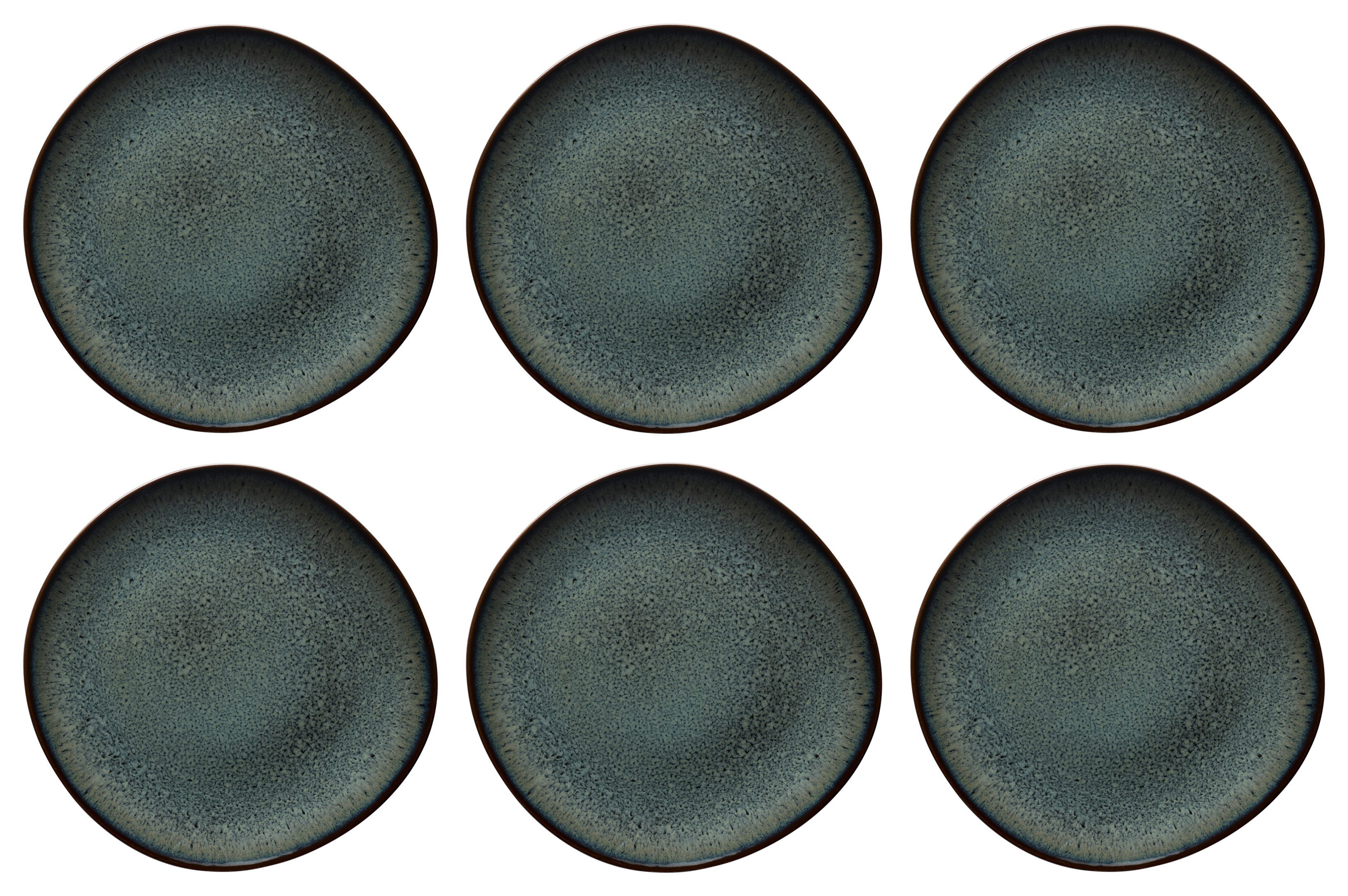 Villeroy & Boch Frühstücksteller Lave Gris, Spülmaschinengeeignet