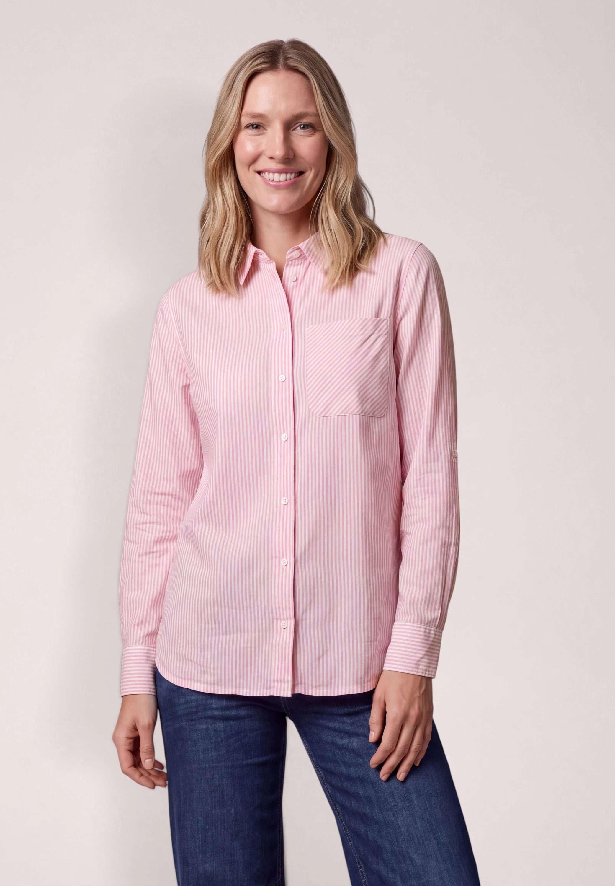 CECIL Klassische Bluse aus softer Viskose