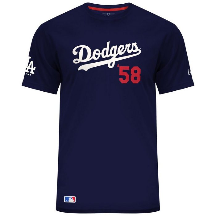 New Era T-Shirt MLB Los Angeles Dodgers Script Dry