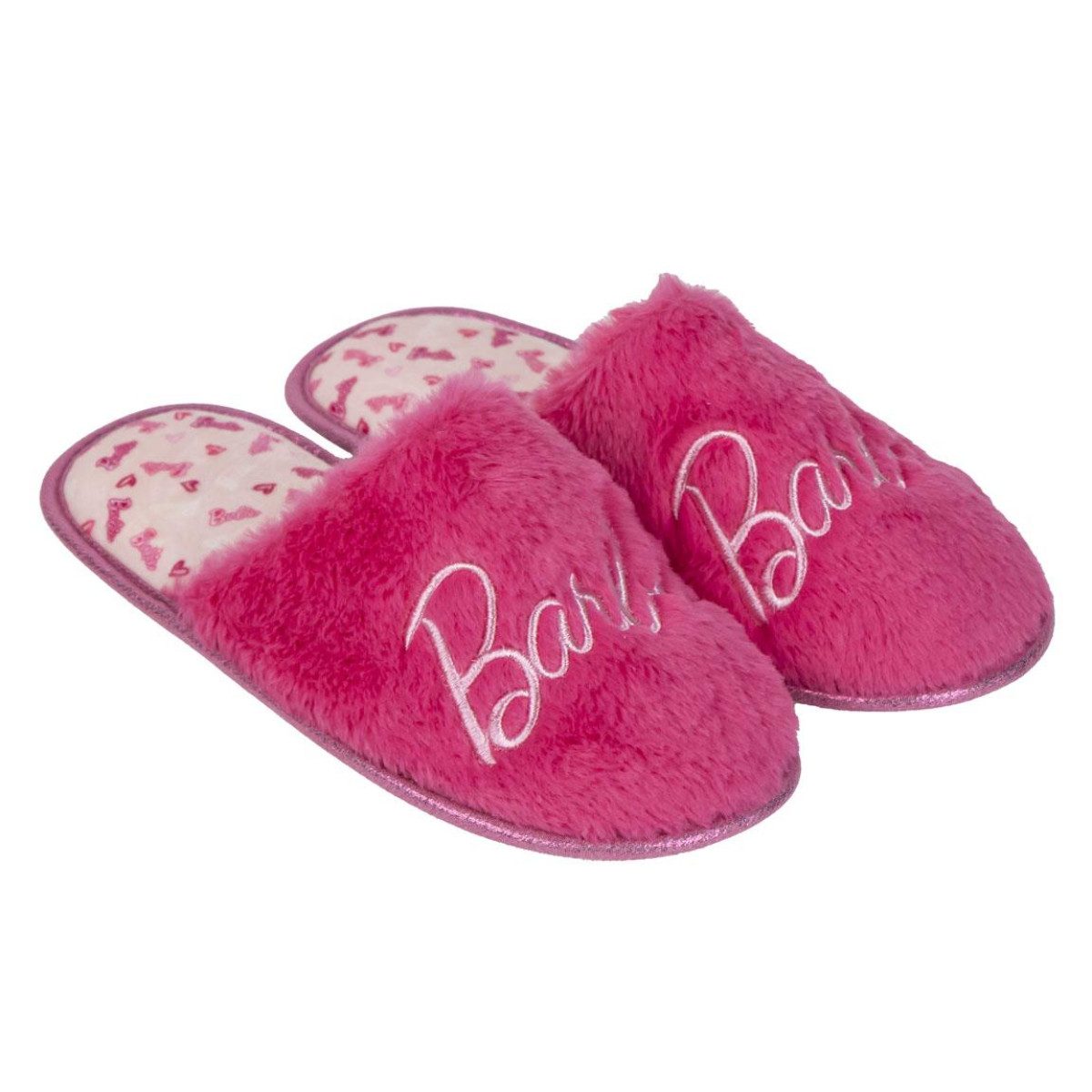 Cerda Barbie Damen offen, gemütliche Hauslatschen, Indoor Hausschuhe Pantoffel