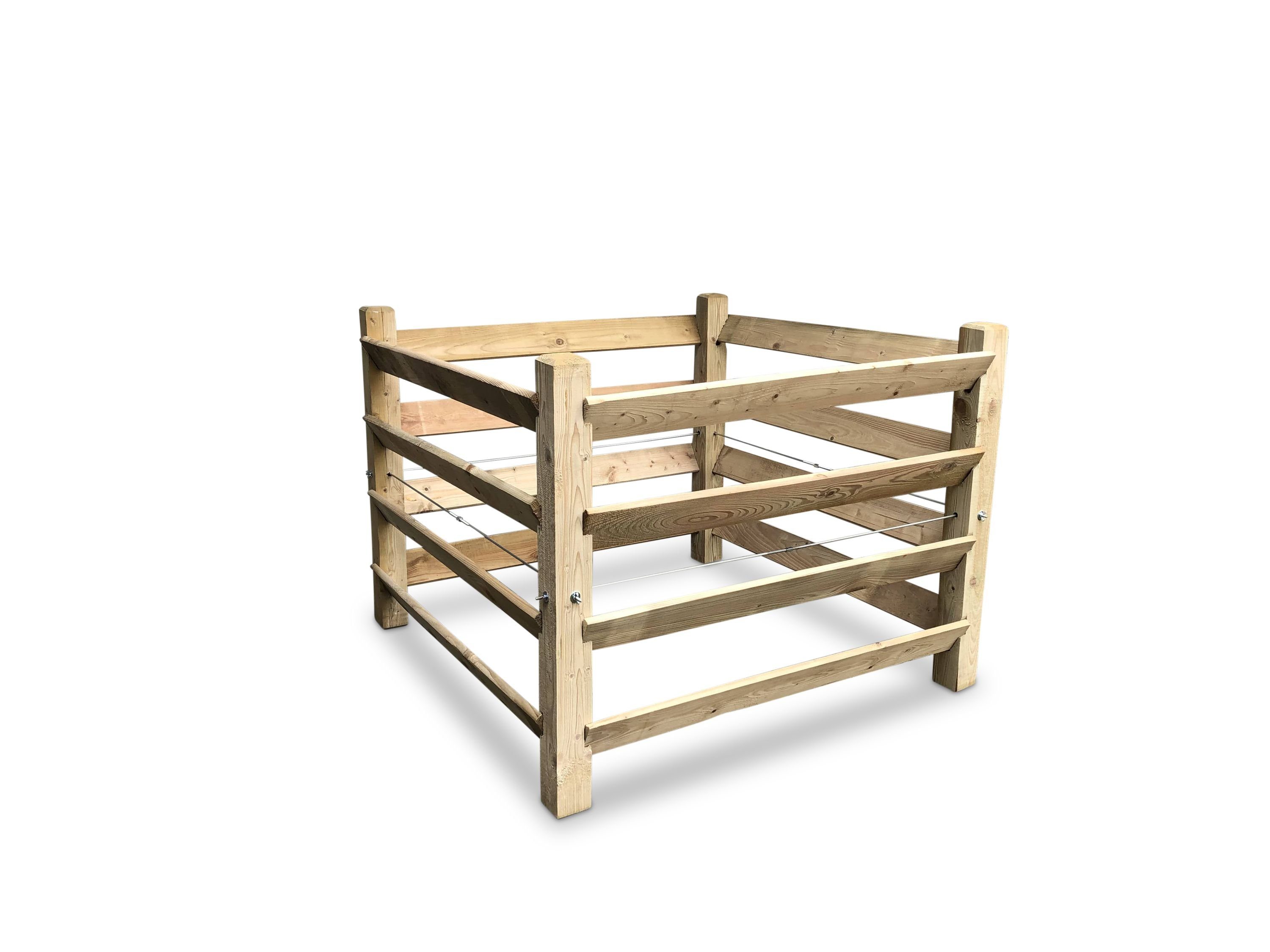 Komposter FIX-Komposter Stabil aus Holz - ca. 650 L Volumen