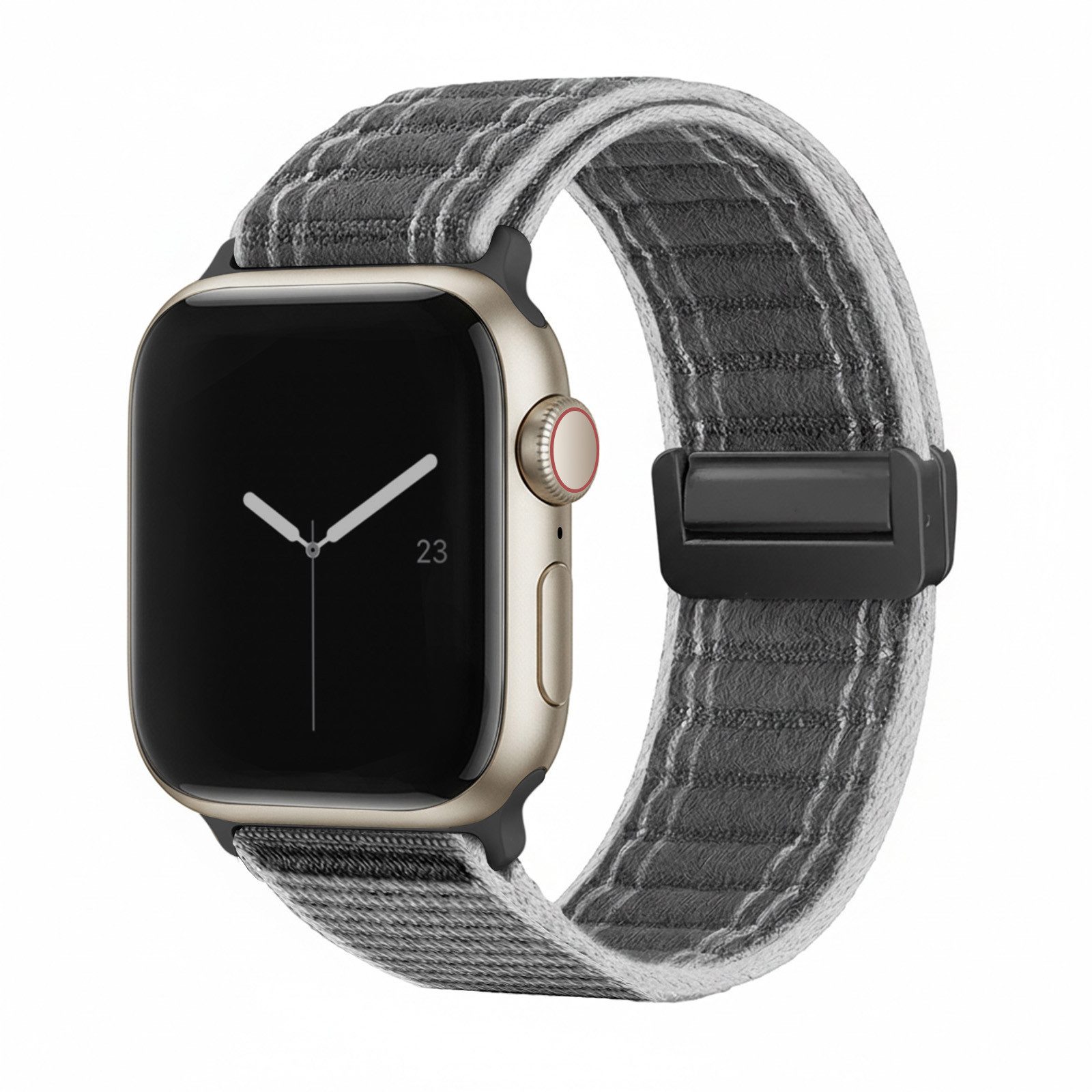 Tec-Expert Smartwatch-Armband für Apple Watch Series 4 40 mm Armband Ersatz Wechsel Band, Nylon Textil mit Magnetverschluss, stufenlos Verstellbar atmungsaktiv