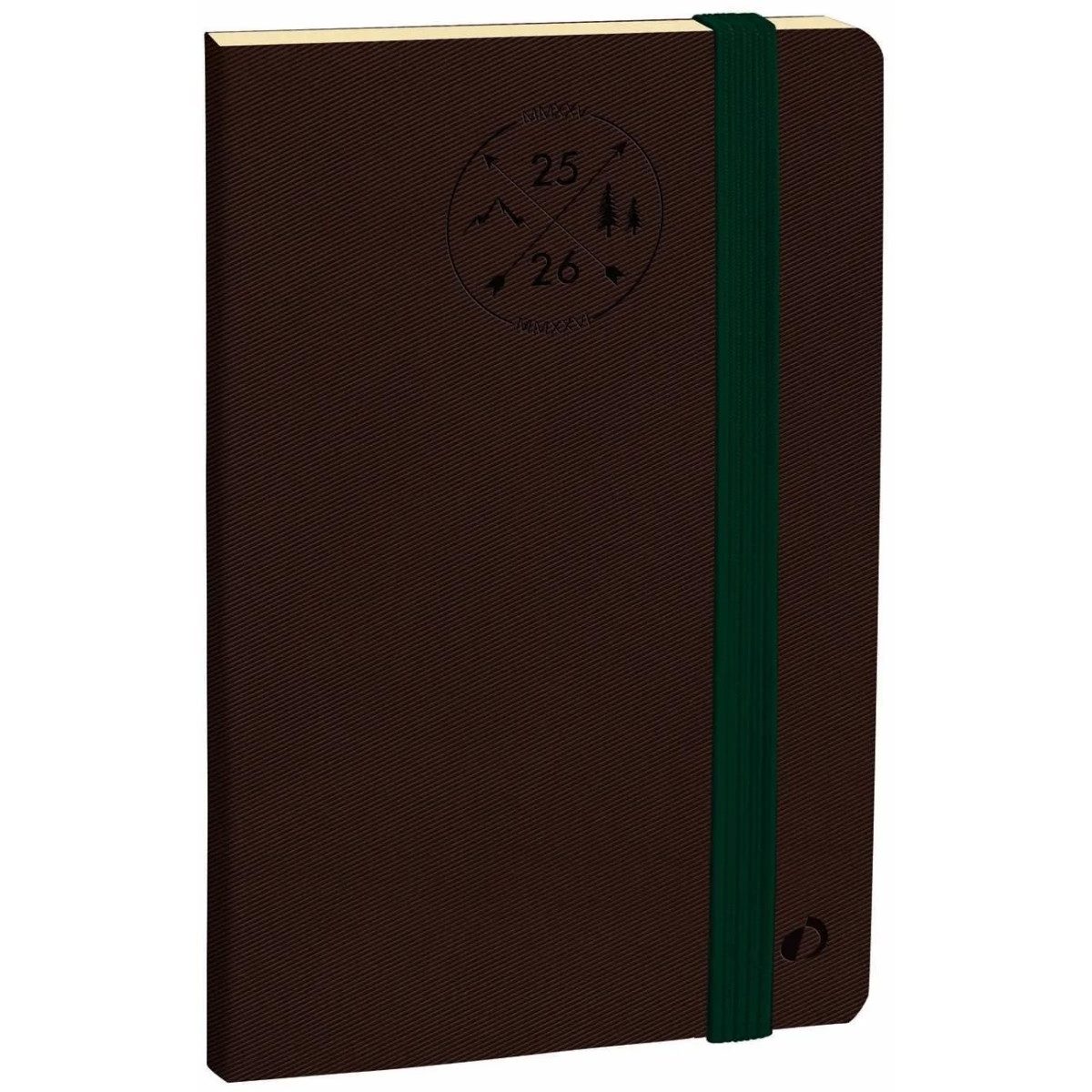 Buchkalender Kalender Horizontal 15 10x15cm Horizontal rot 2026.