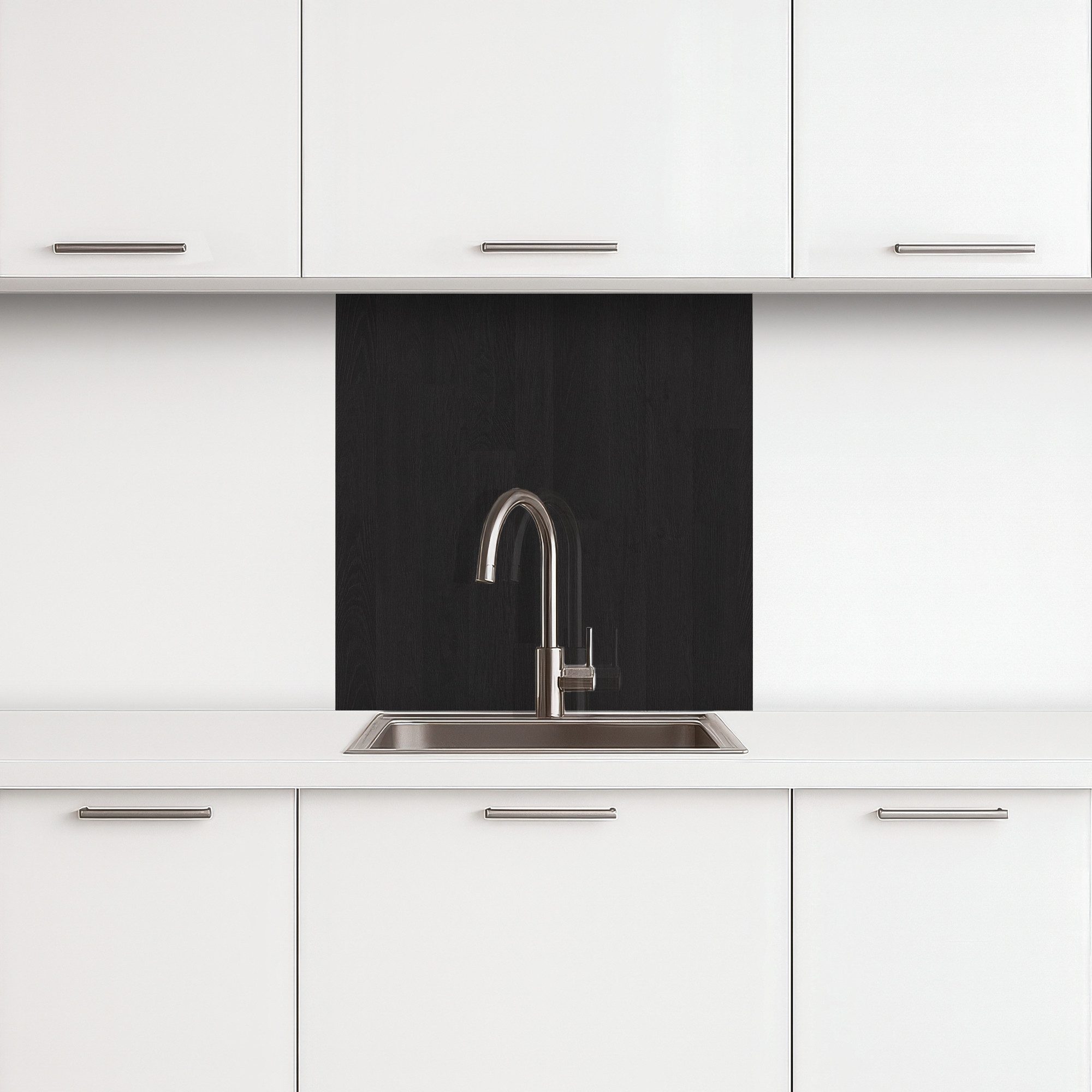 KitchenYeah Küchenrückwand selbstklebend Regal - Schwarz günstig online kaufen