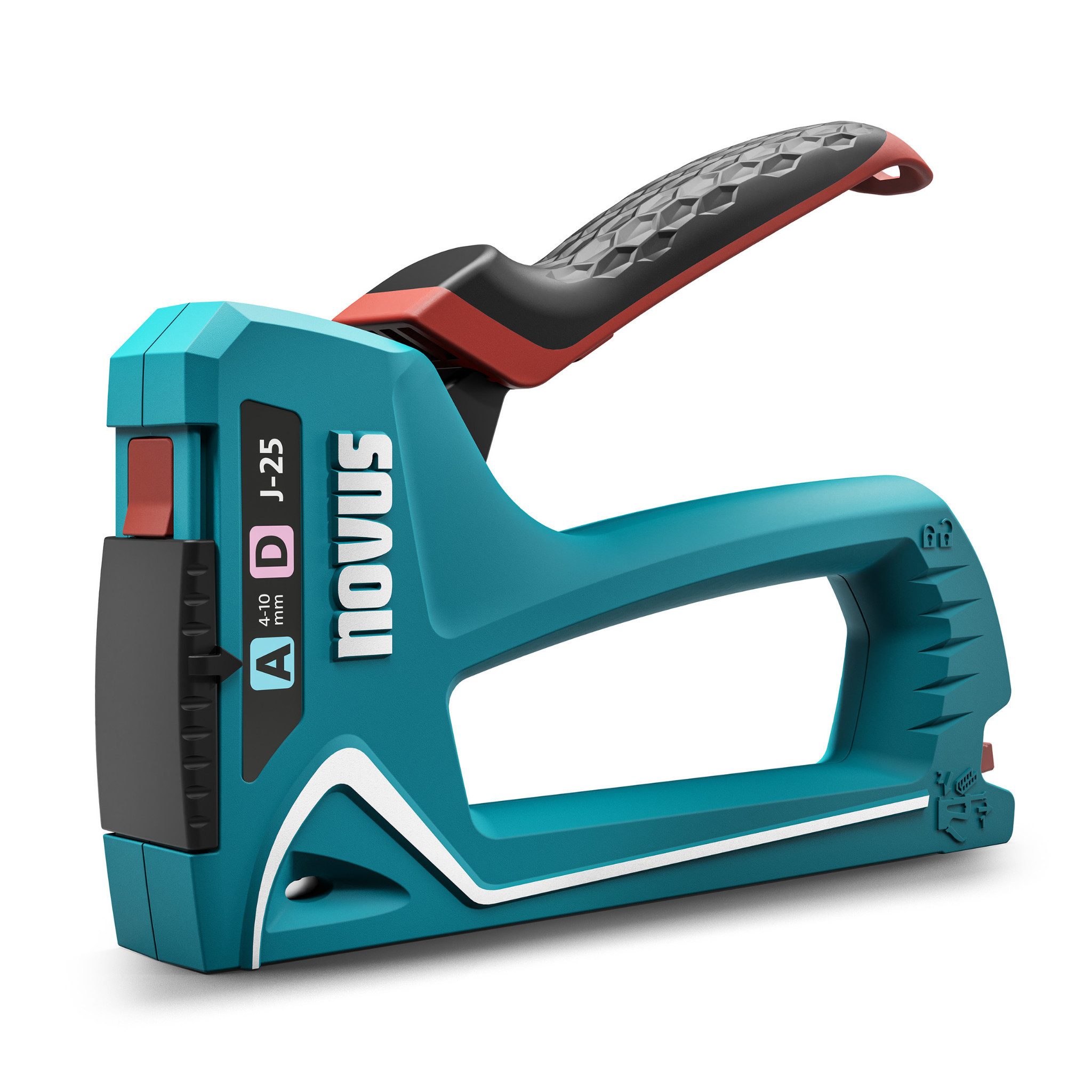 Novus Tools Handtacker, (J-25, für 4-10 mmFeindraht- & Flachdrahtklammern, 030-0468), 030-0468