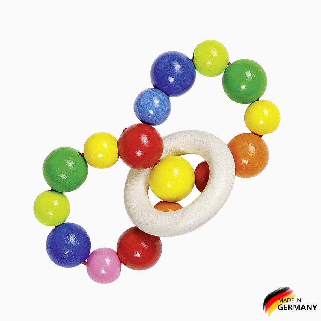 HEIMESS Greifling Greifling 8 (packung, 1-tlg., set), erster Holzgreifling für ruhige Spielmomente