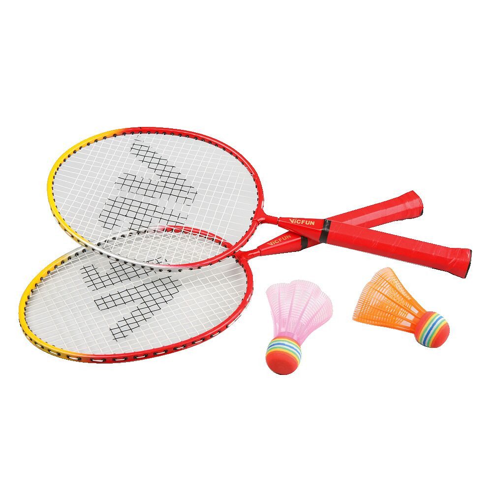 VICTOR Federball Rückschlagspiel Schmetterball, Spannende Badminton-Variante für Kinder