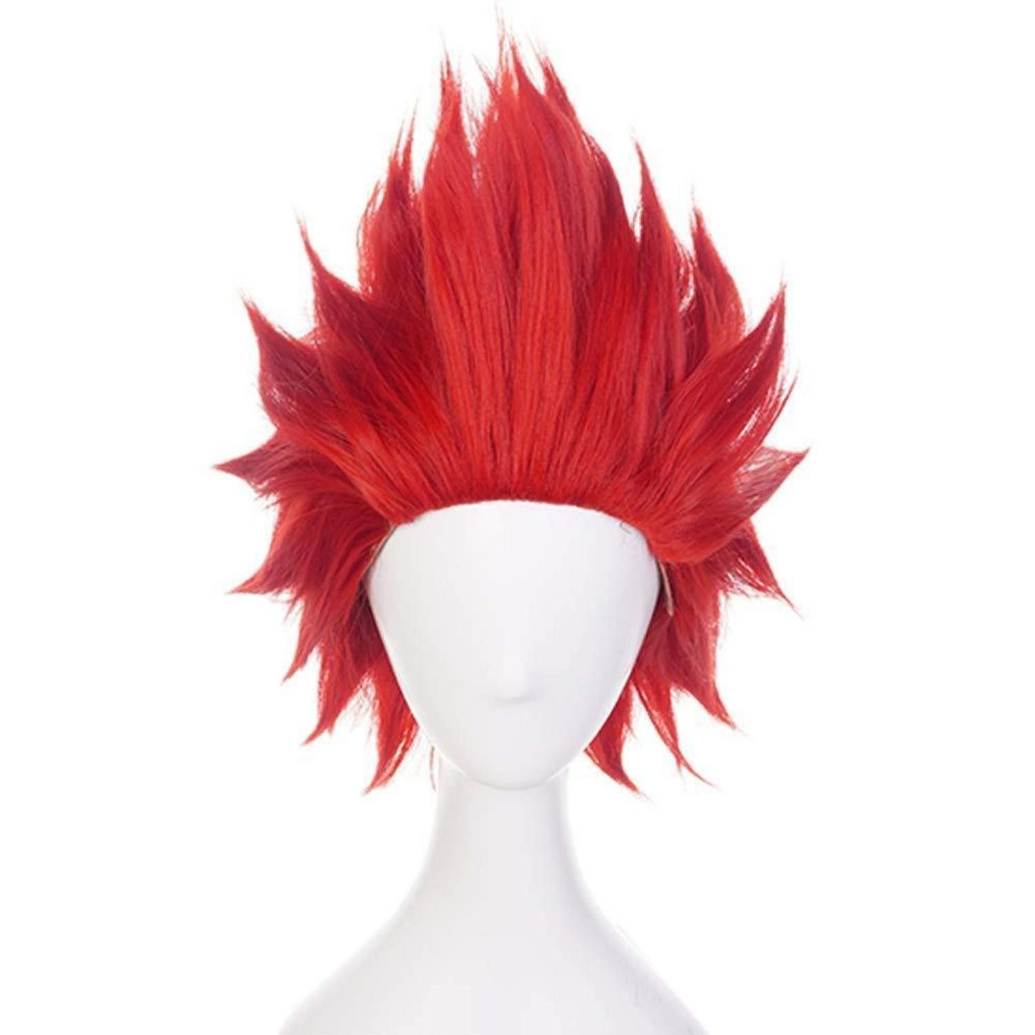 Kostüm-Perücke Perücke Anime Rot Kurz Perückenkappe Halloween Kostüm Kirishima Eijiro