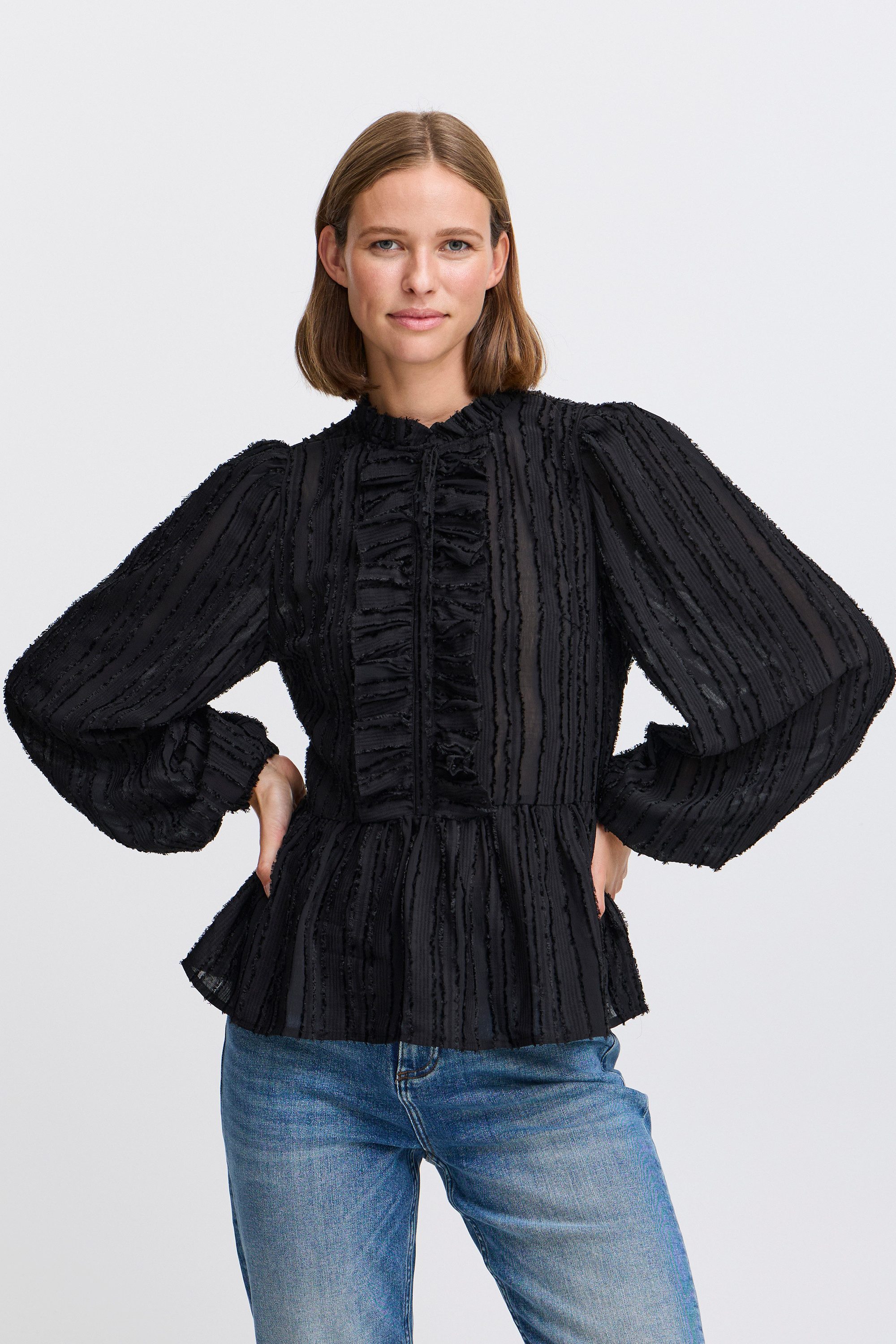 b.young Langarmbluse BYIKAYA BLOUSE - LIGHT WOVEN