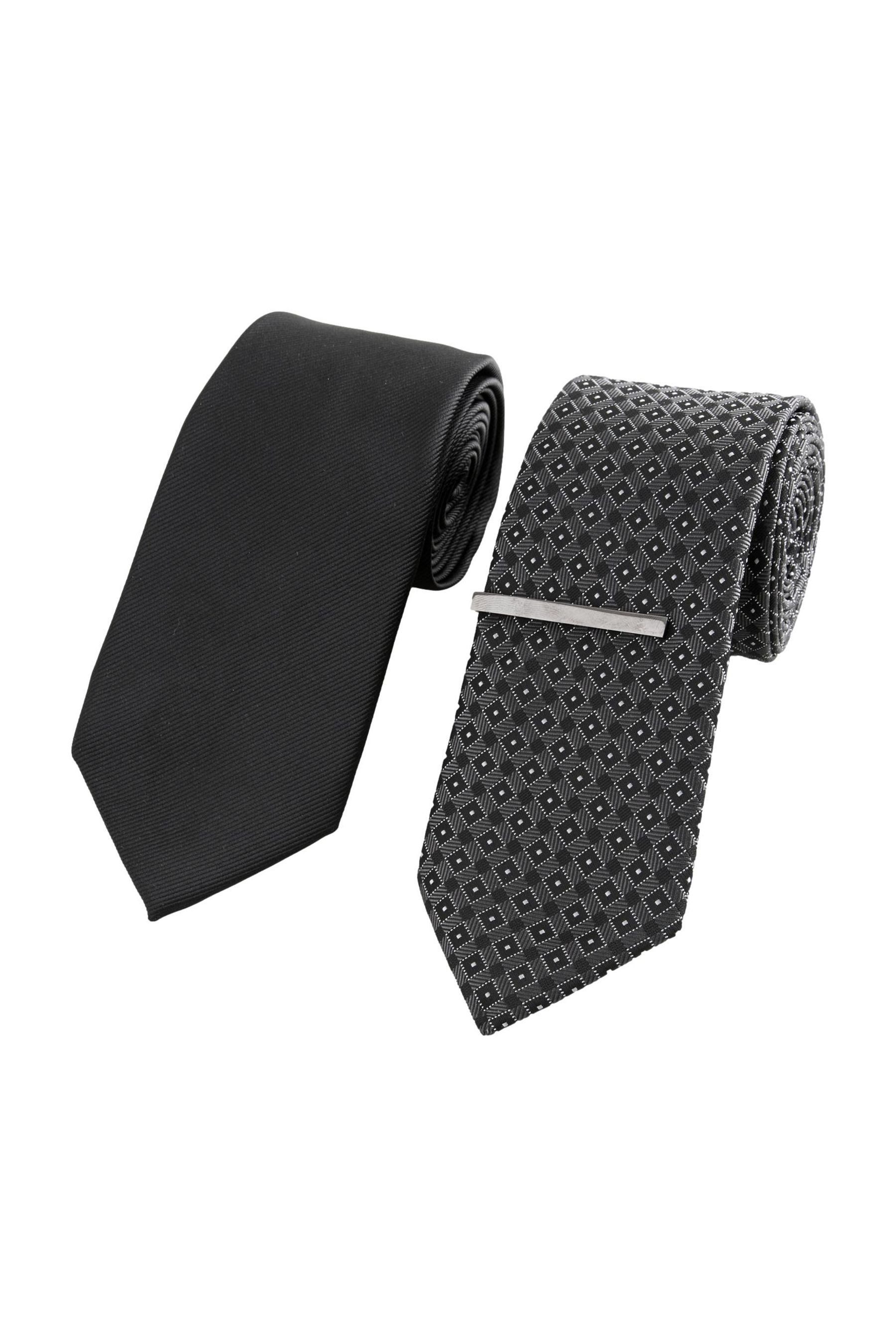 Next Krawatte Krawatten und Krawattenclips, 2er-Pack günstig online kaufen