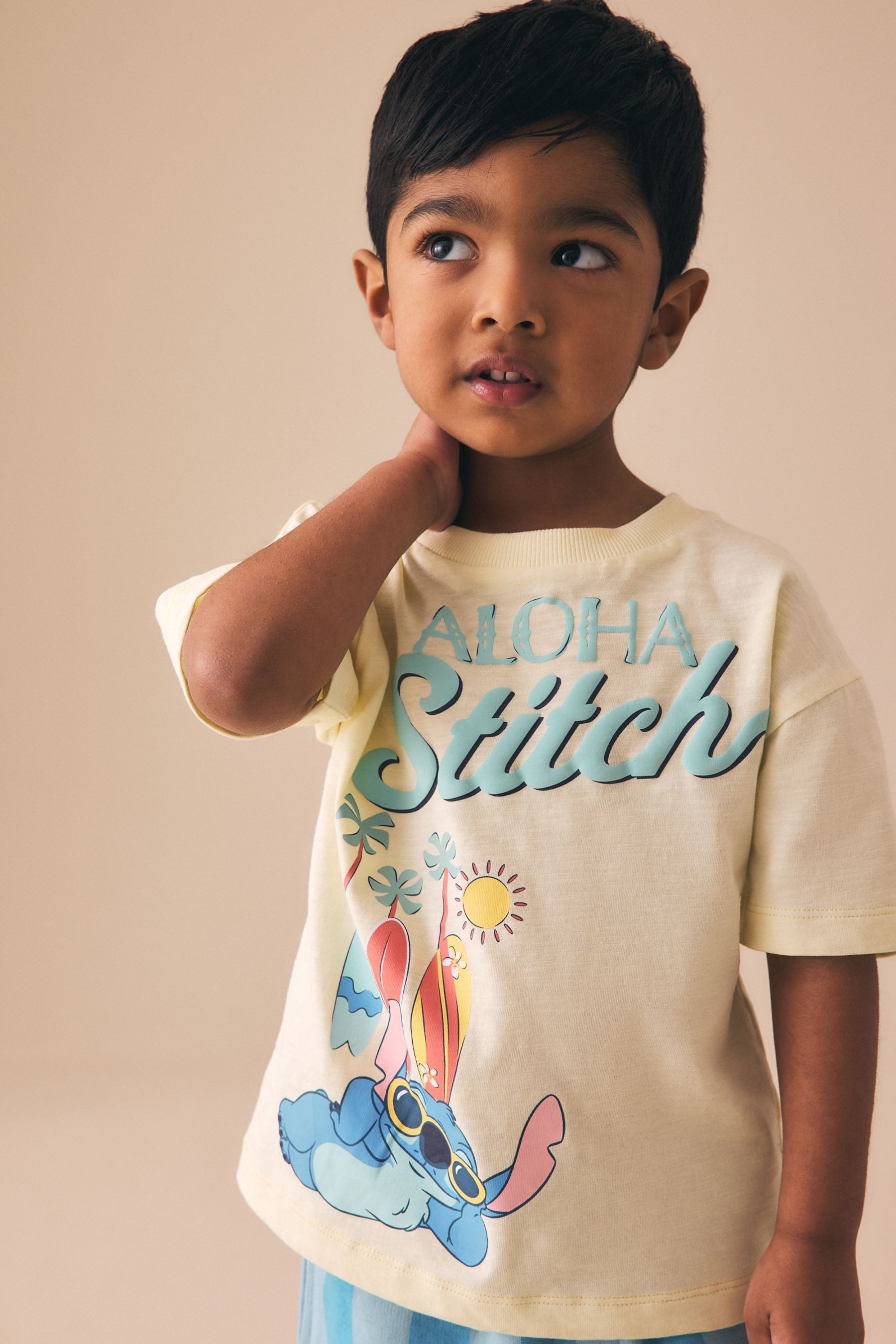 Next T-Shirt & Shorts T-Shirt und Shorts, Lilo und Stitch (2-tlg) – Bild 5 von 5