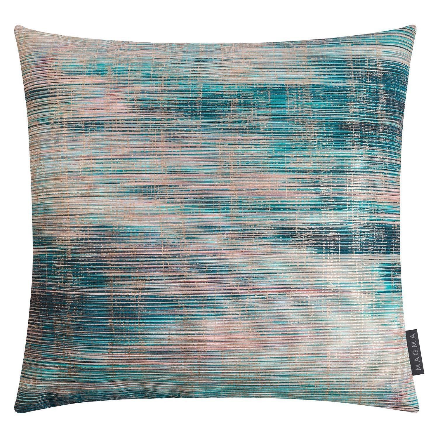 Magma Heimtex Kissenbezüge BRAZIL, 45 x 45 cm, Mehrfarbig, Smaragdblau, (1 Stück), Baumwolle, Polyester, mit Reißverschluss